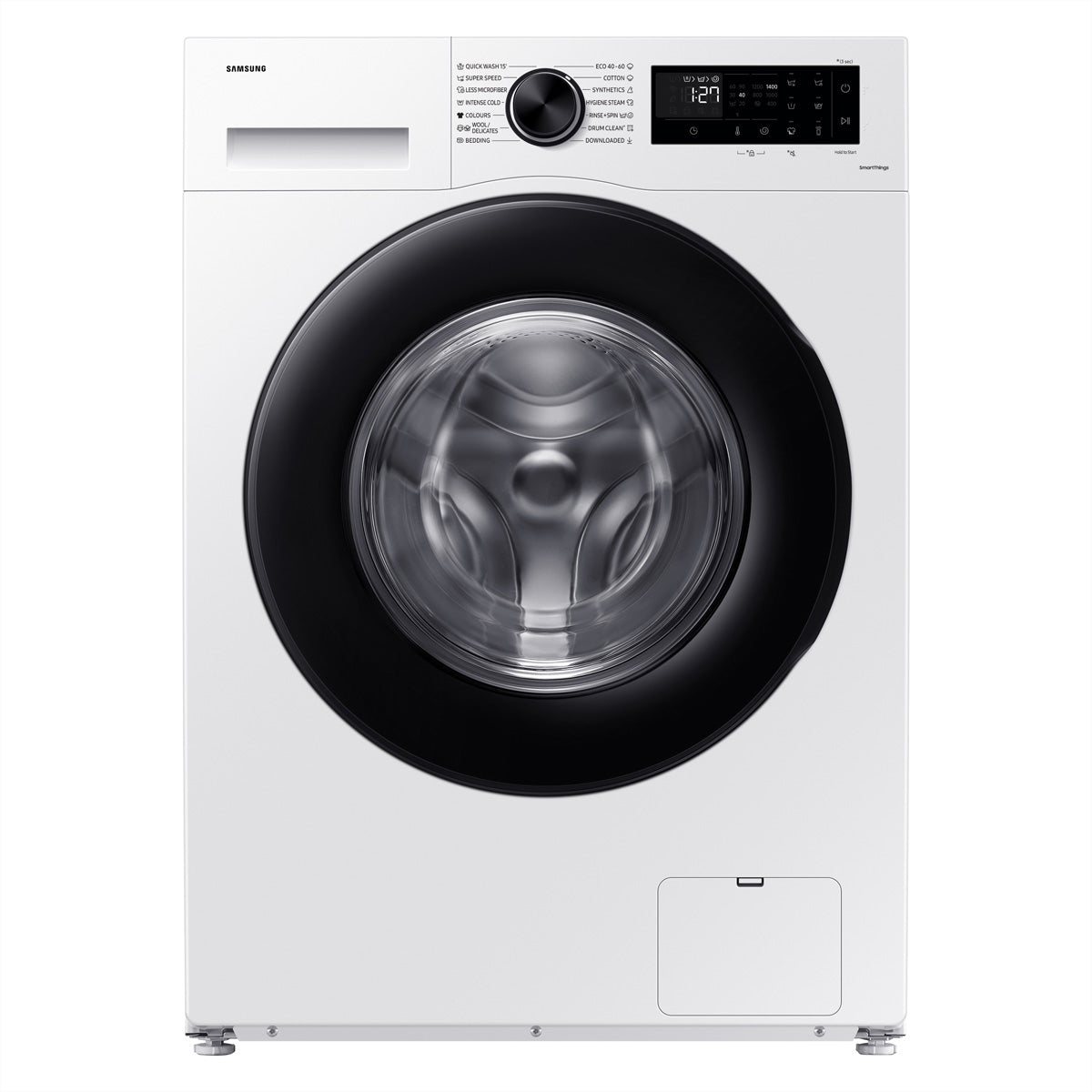 Samsung Waschmaschine Frontlader, WW5000, 60 × 60 × 85 cm, Metall, Weiss, 11 kg, 1400 U/min, AI EcoBubble