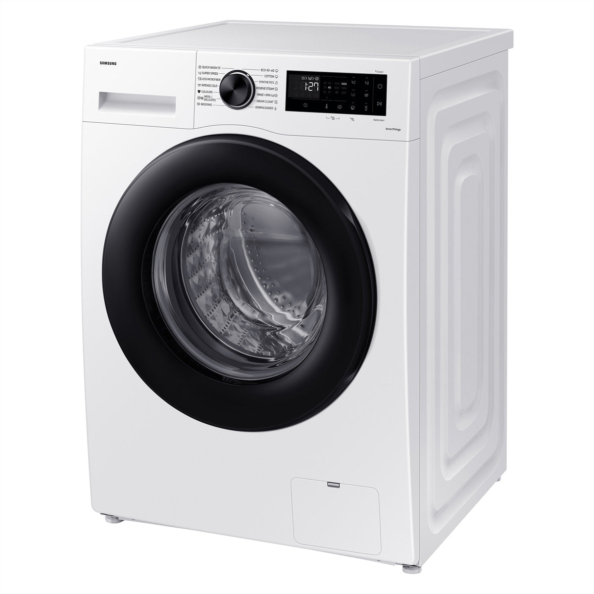 Samsung Waschmaschine Frontlader, WW5000, 60 × 60 × 85 cm, Metall, Weiss, 11 kg, 1400 U/min, AI EcoBubble