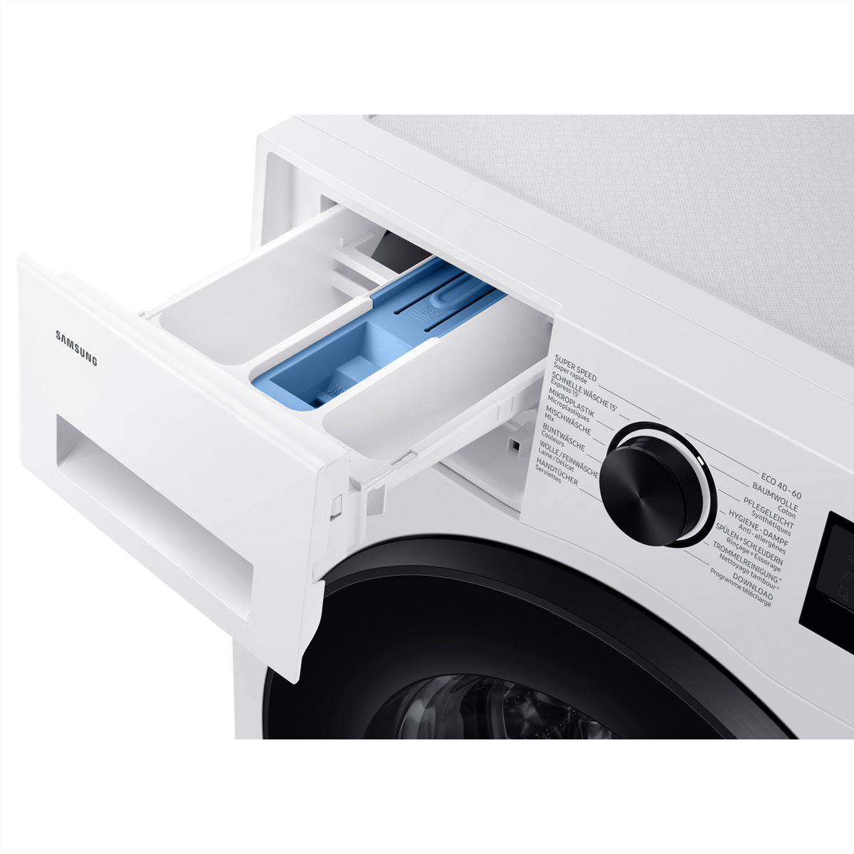 Samsung Waschmaschine Frontlader, WW5000, 10 kg, Energieklasse A, Weiss, 60,0 cm × 57,5 cm × 85,0 cm