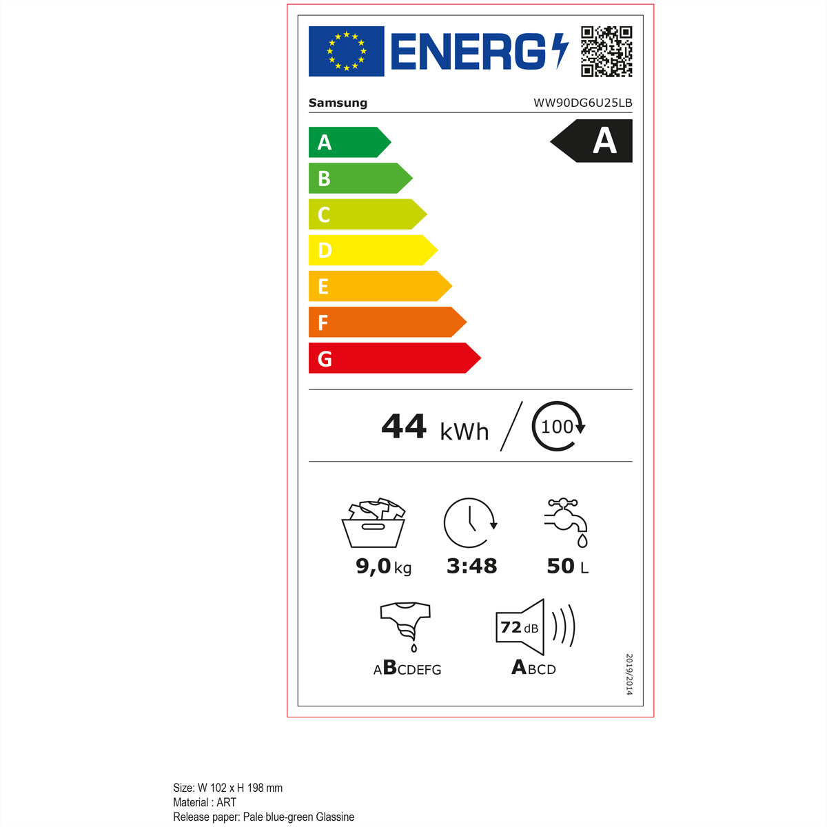 Samsung Waschmaschine WW5000 – 9 kg, 1'400 U/min, Energieklasse A, Invertermotor – Schwarz
