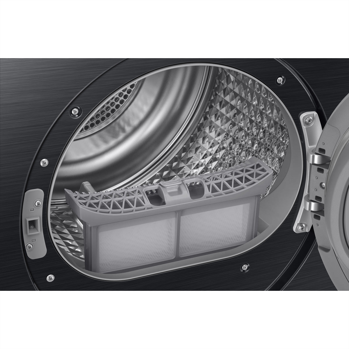 Samsung Wäschetrockner DV7400 – 9 kg, Wärmepumpe, Energieeffizienzklasse A – Schwarz