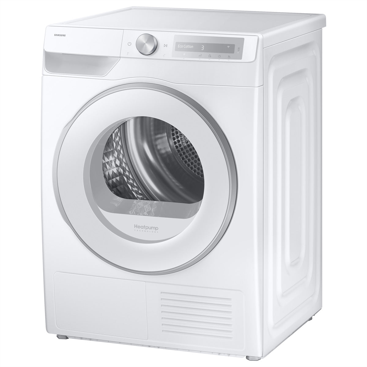 Samsung Wäschetrockner Wärmepumpentrockner, DV6000, 9 kg, Weiss, Wi-Fi-gesteuert