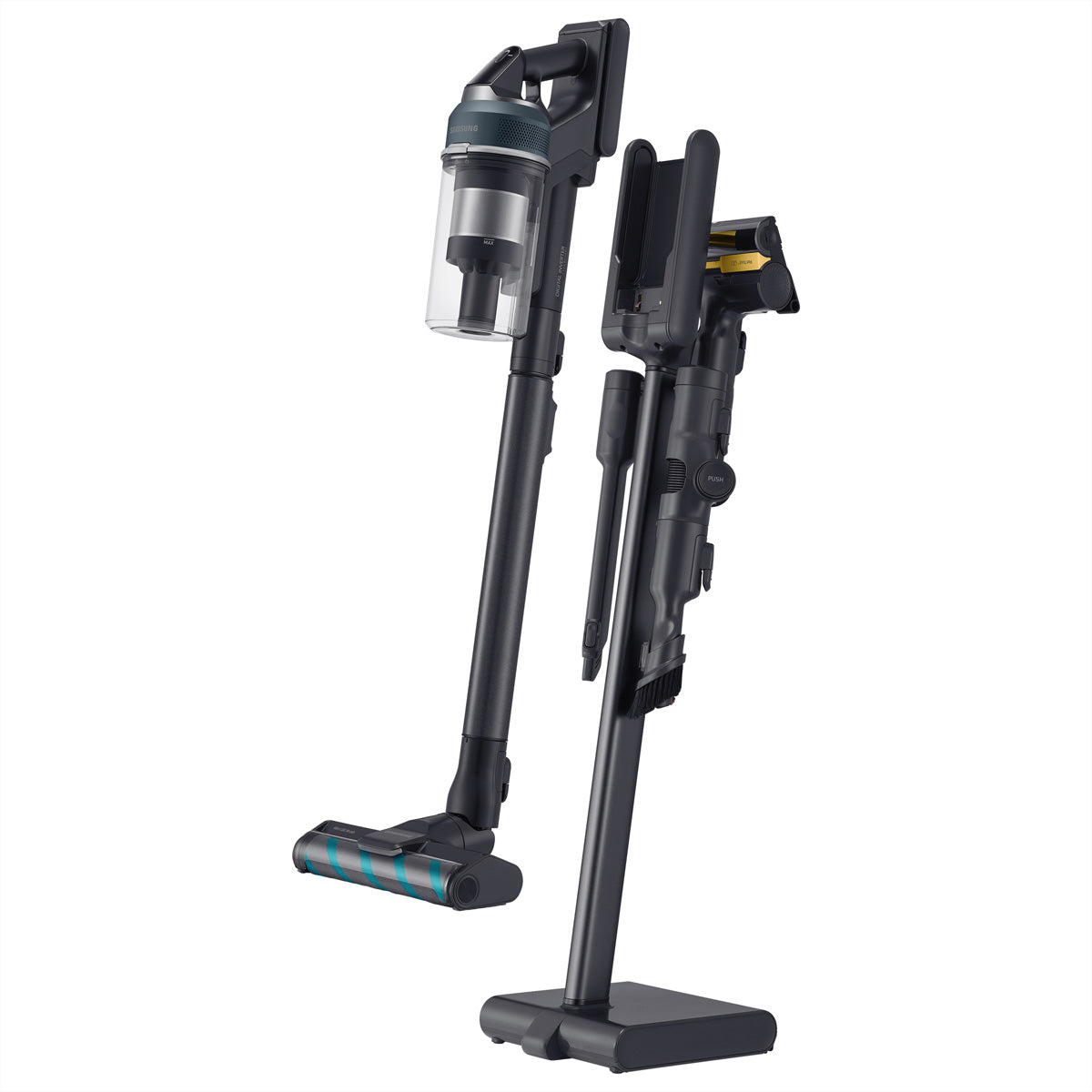 Samsung Akkustaubsauger Jet 95 complete, 2-in-1 – 60 min, 210 AW, Behälter 0,8 l
