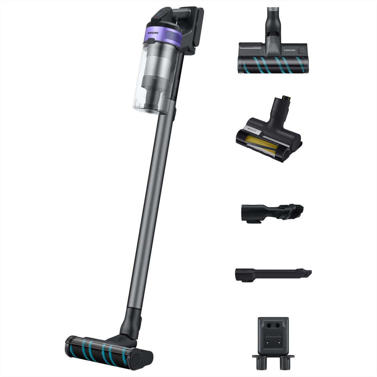 Samsung Akkustaubsauger Jet 75 Multi, 2-in-1 – 60 min, 200 AW, Behälter 0,8 l