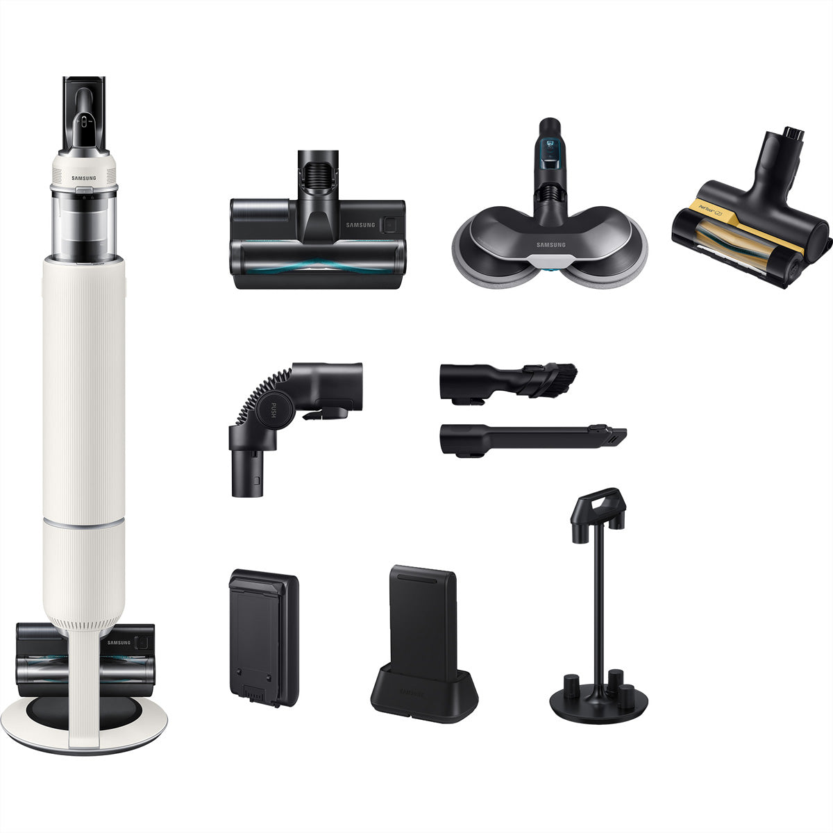 Samsung Akkustaubsauger AI Jet Lite Pro Extra, 2-in-1, mit Absaugstation – 120 min, 280 AW