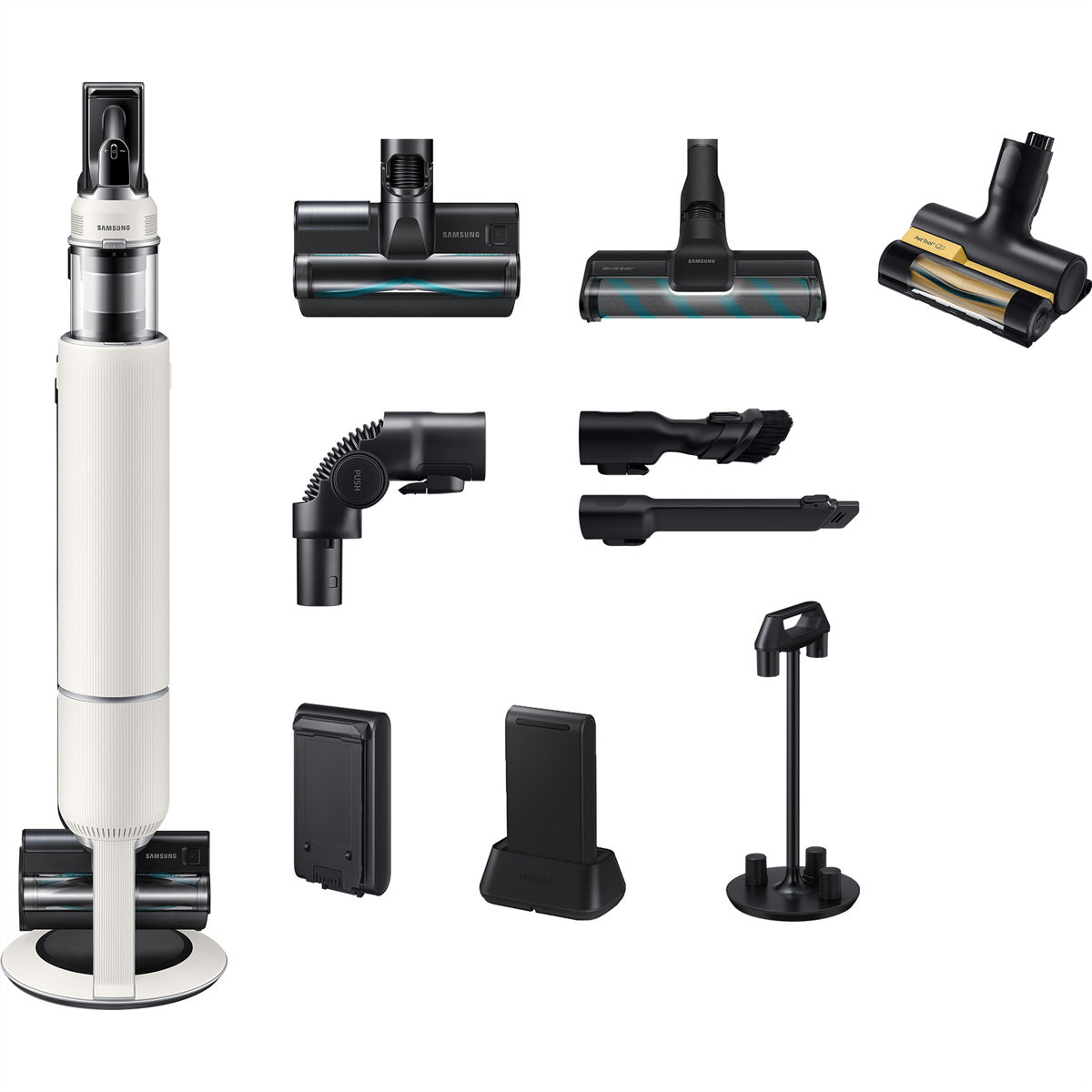 Samsung Akkustaubsauger AI Jet Lite Complete Extra mit Absaugstation – 120 min, 280 W