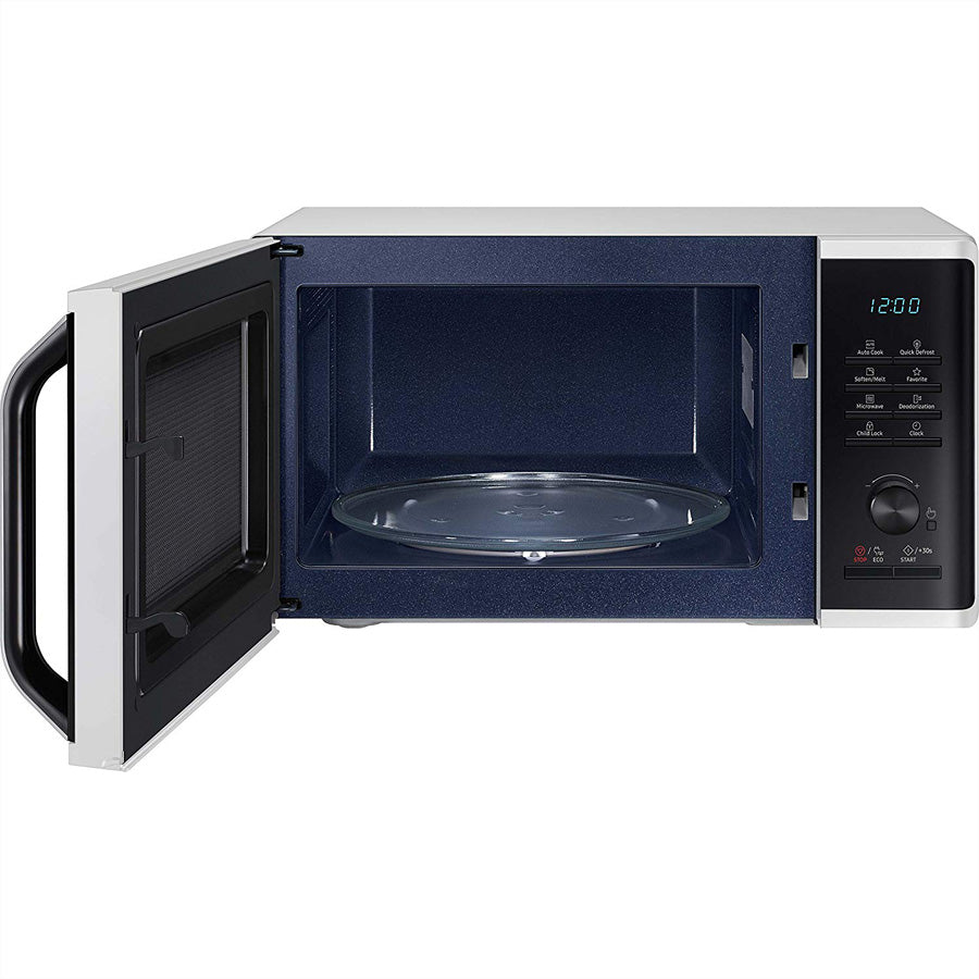Samsung Mikrowelle MS23K3515AW – 23 l, Warmhaltefunktion & Abtaufunktion, 800 W – weiss