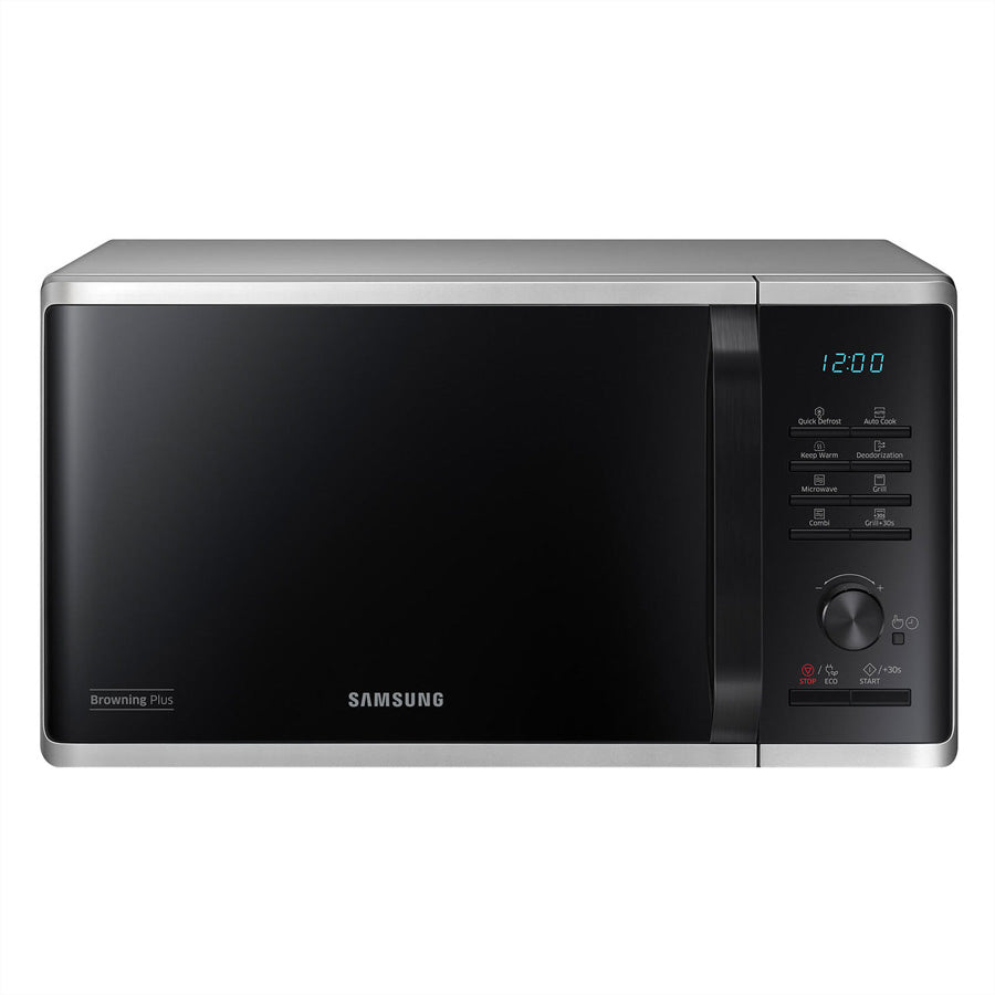Samsung Solo-Mikrowelle MS23K3515AS – 23 l, Keramikboden, 800 W – Silber