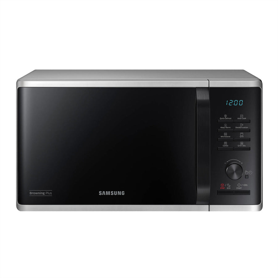 Samsung Grillmikrowelle MG23K3505AS – 23 l, Grill- & Warmhaltefunktion, 800 W – Silber