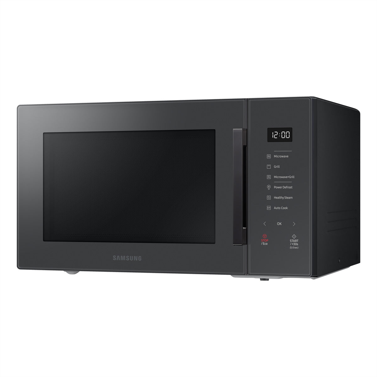 Samsung Grillmikrowelle MG30T5068UC – 30 l, Grill & Keramikboden, 900 W – Grau