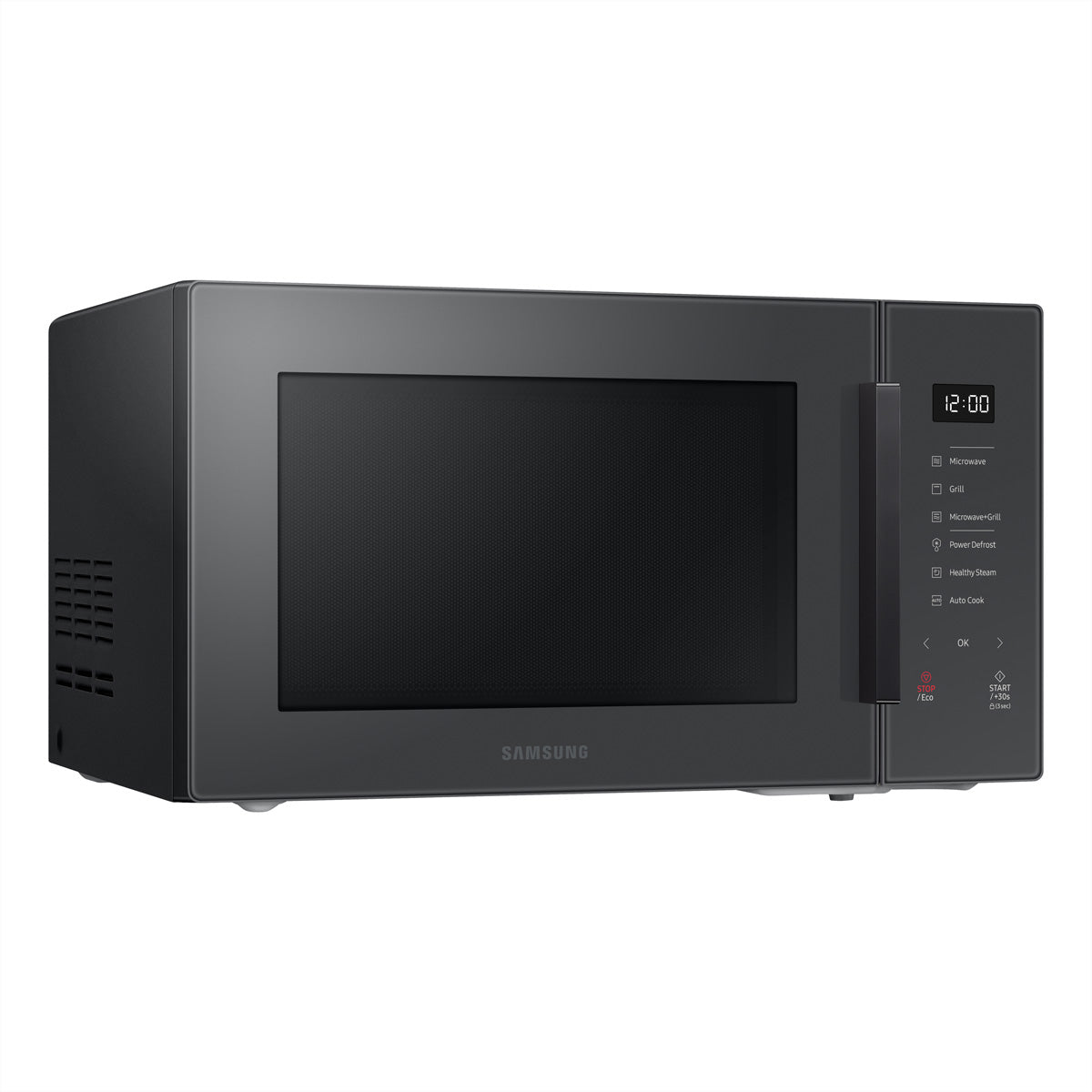 Samsung Grillmikrowelle MG30T5068UC – 30 l, Grill & Keramikboden, 900 W – Grau