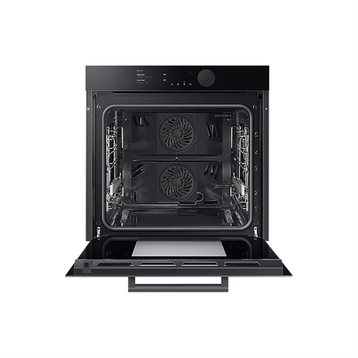 Samsung Einbau-Ofen NV8000 – 75 l, Dual Cook Steam & Pyrolyse – Onyx Schwarz