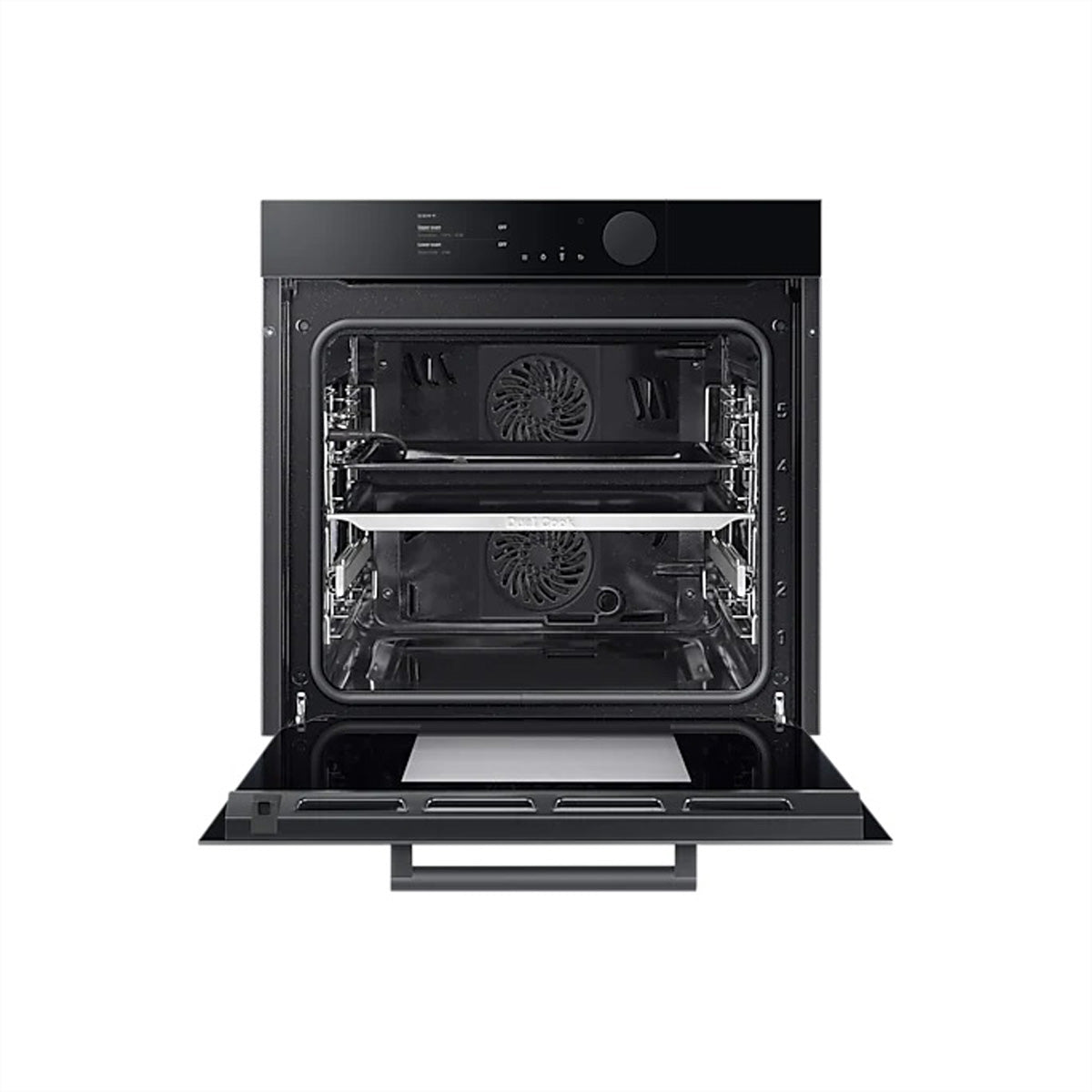 Samsung Einbau-Ofen NV8000 – 75 l, Dual Cook Steam & Pyrolyse – Onyx Schwarz