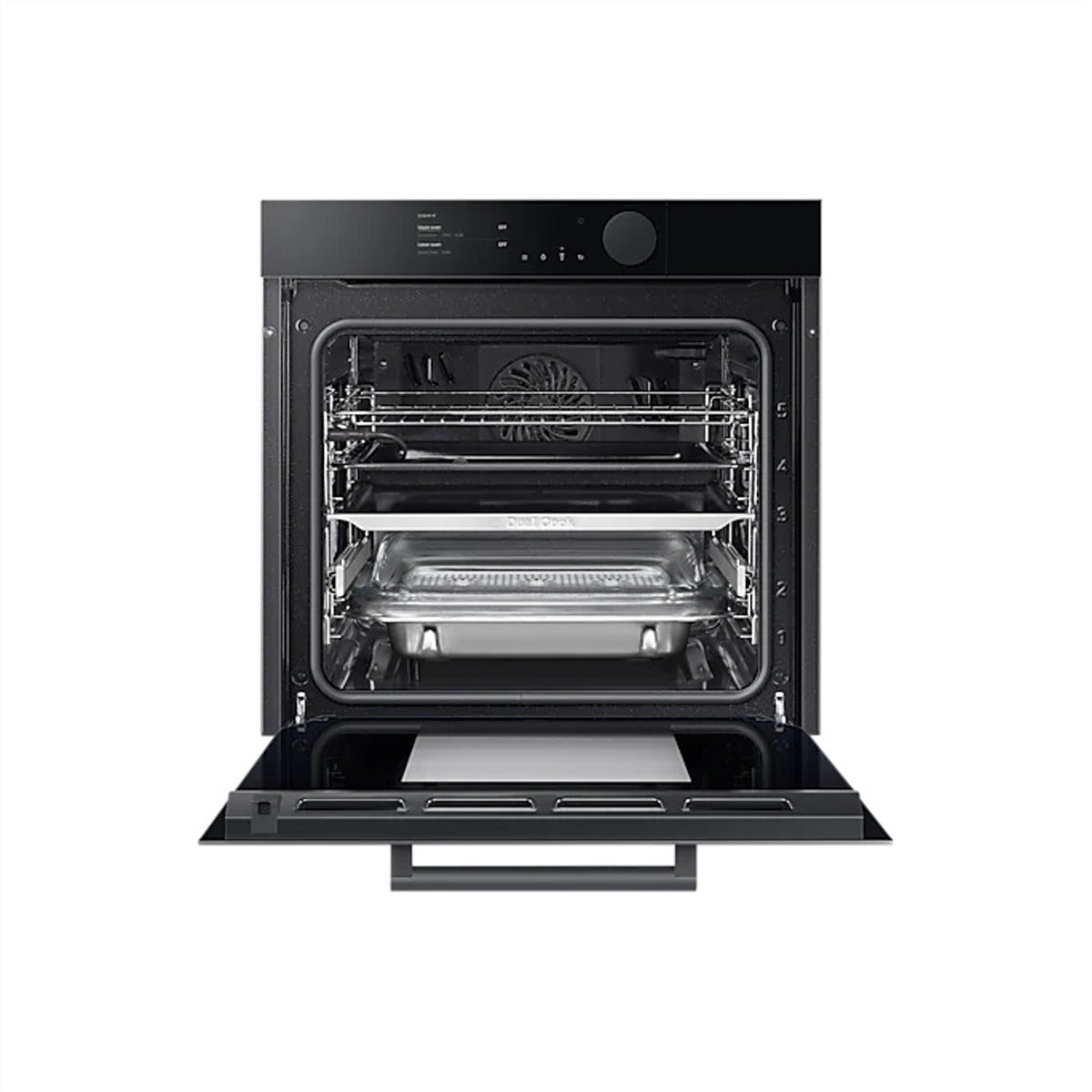 Samsung Einbau-Ofen NV8000 – 75 l, Dual Cook Steam & Pyrolyse – Onyx Schwarz