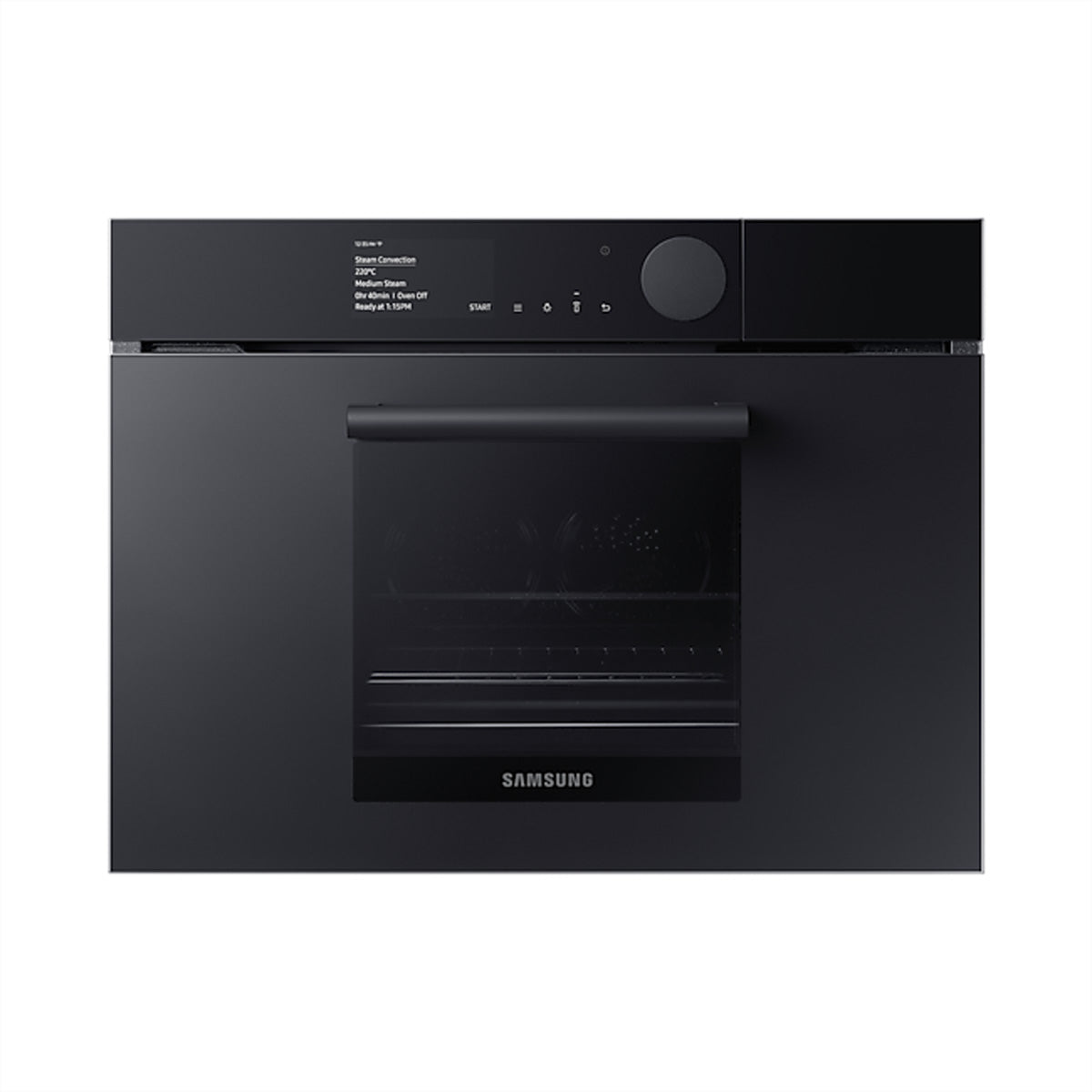 Samsung Einbau-Steamer-Kombigerät NQ9000 – 50 l, Dampf & WLAN, 1000 W – Grau