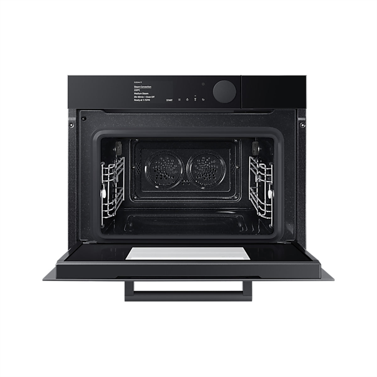 Samsung Einbau-Steamer-Kombigerät NQ9000 – 50 l, Dampf & WLAN, 1000 W – Grau