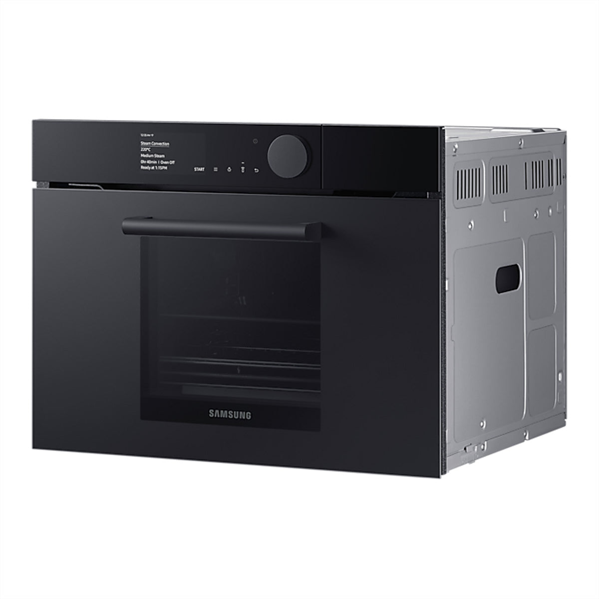 Samsung Einbau-Steamer-Kombigerät NQ9000 – 50 l, Dampf & WLAN, 1000 W – Grau