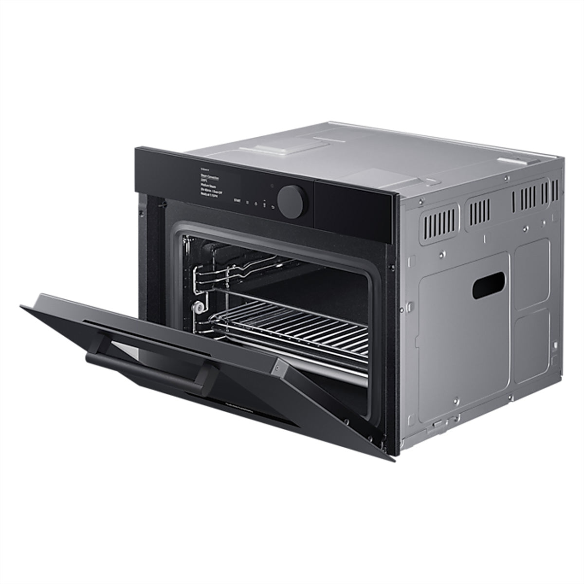 Samsung Einbau-Steamer-Kombigerät NQ9000 – 50 l, Dampf & WLAN, 1000 W – Grau