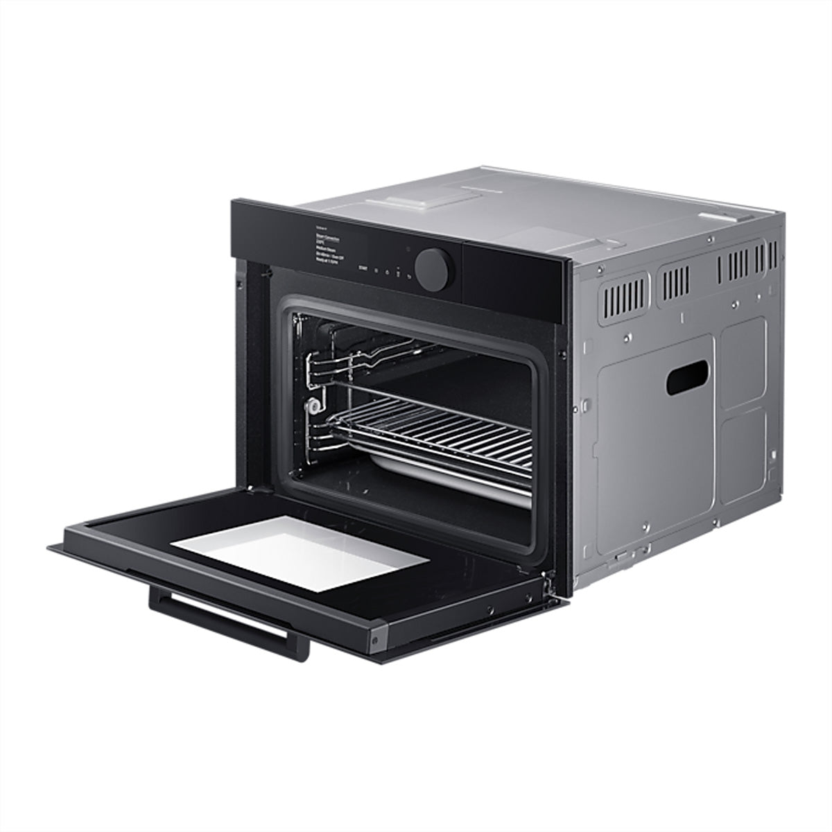 Samsung Einbau-Steamer-Kombigerät NQ9000 – 50 l, Dampf & WLAN, 1000 W – Grau