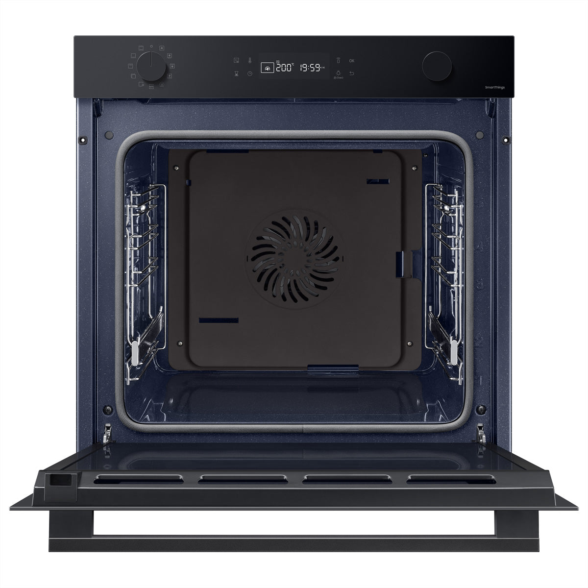 Samsung Einbau-Backofen NV7B41201AK/U3 – 76 l, Grill & Heissluft, 1800 W – Schwarz