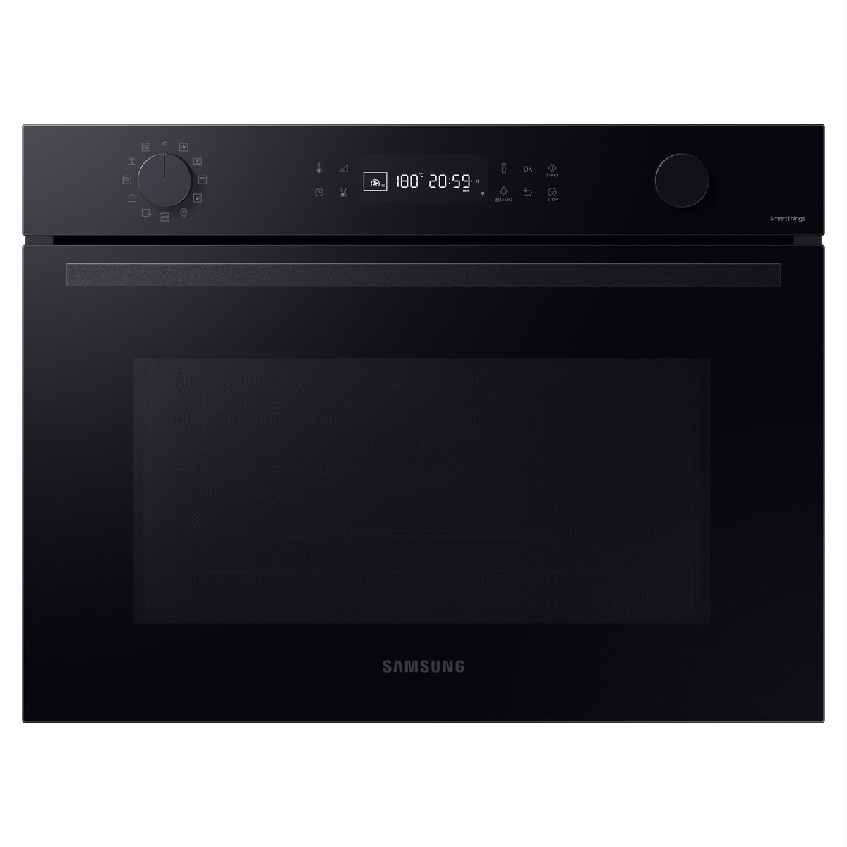 Samsung Einbau-Mikrowelle NQ5B4553F – 50 l, Grill & Heissluft, 800 W – Schwarz