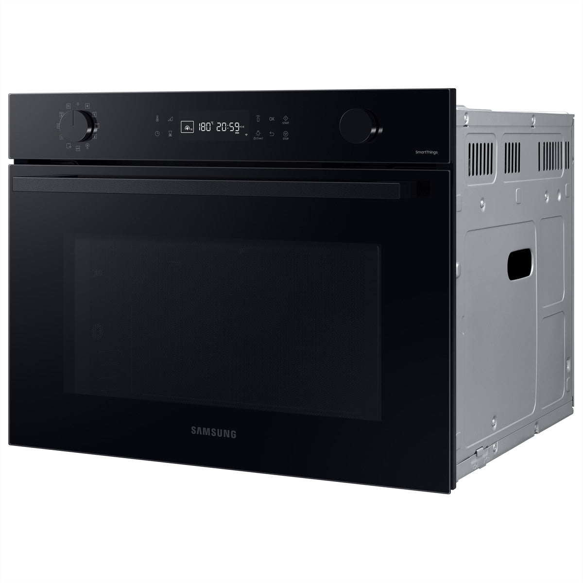 Samsung Einbau-Mikrowelle NQ5B4553F – 50 l, Grill & Heissluft, 800 W – Schwarz
