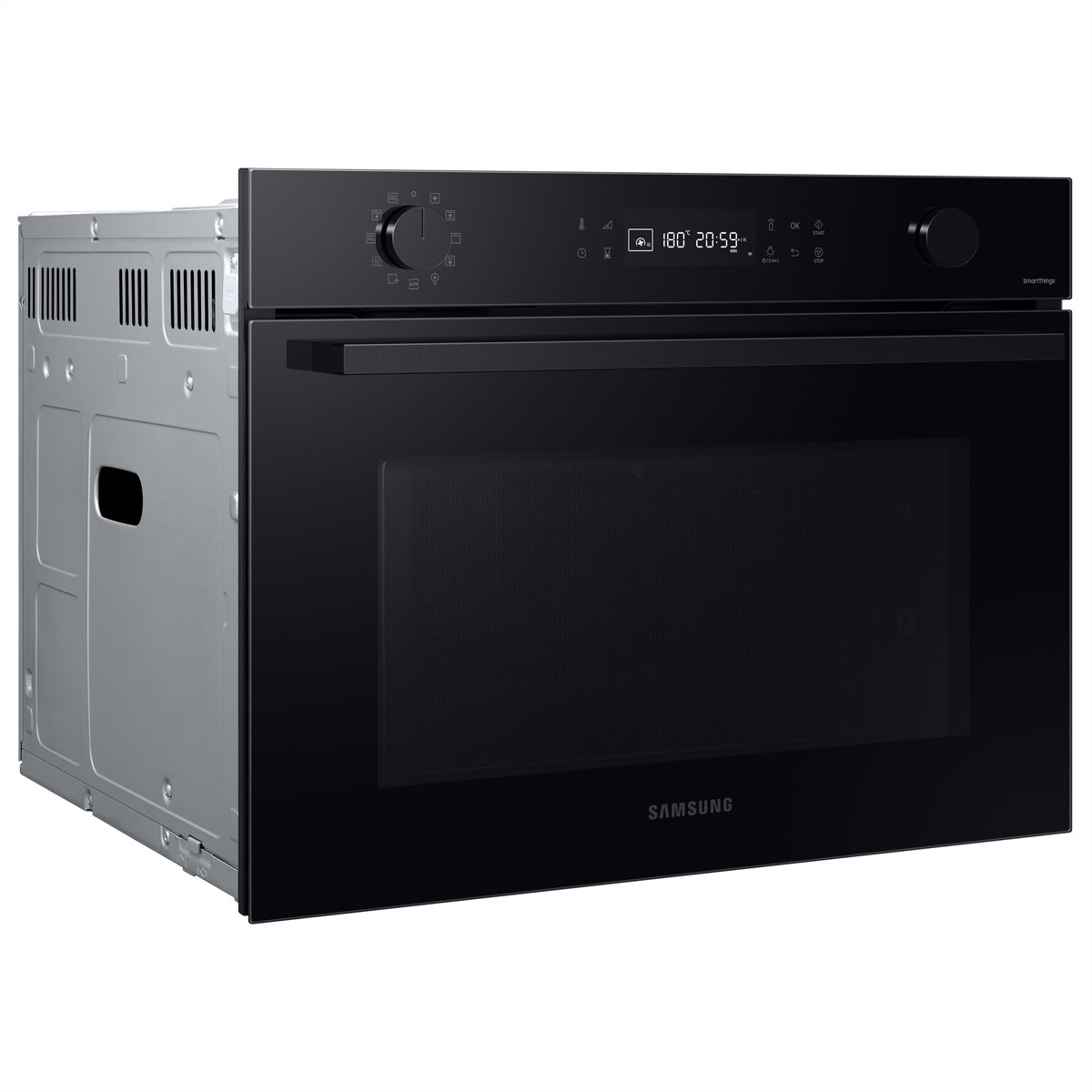 Samsung Einbau-Mikrowelle NQ5B4553F – 50 l, Grill & Heissluft, 800 W – Schwarz