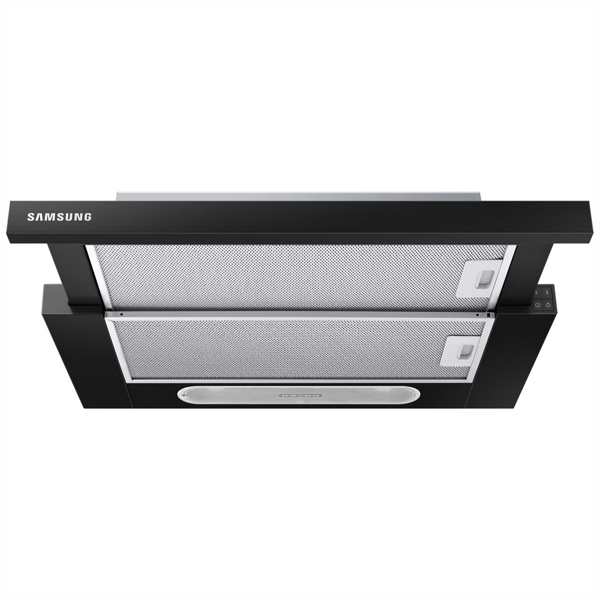 Samsung Dunstabzugshaube NK24M1030IB/UR – 60 cm, 392 m³/h, Energieeffizienzklasse C – schwarz/edelstahl