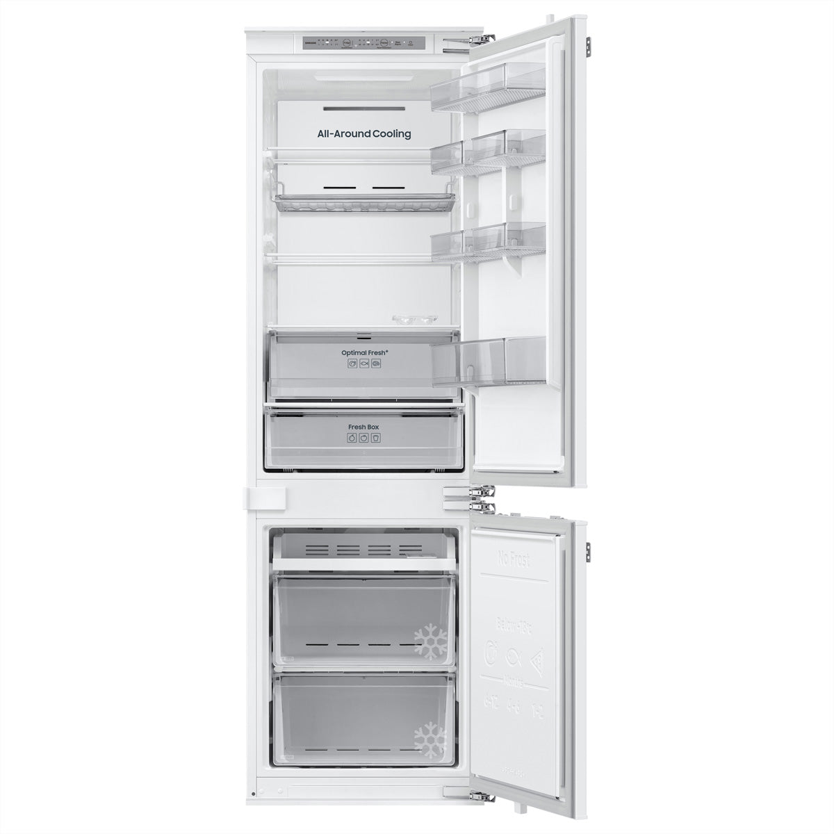 Samsung Kühl-Gefrier-Kombination BRB7000 – 267 l, 230 V, Kompressor, Energieeffizienzklasse E
