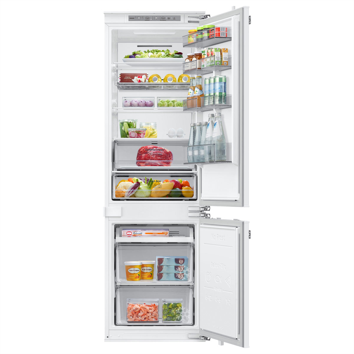 Samsung Kühl-Gefrier-Kombination BRB7000 – 267 l, 230 V, Kompressor, Energieeffizienzklasse E