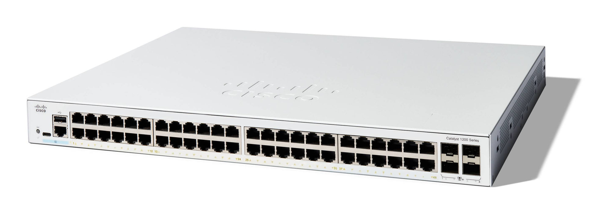 Cisco Catalyst C1200-48T-4X-RF – Managed Switch – 48×GbE, 4×SFP, L2/L3, 1U