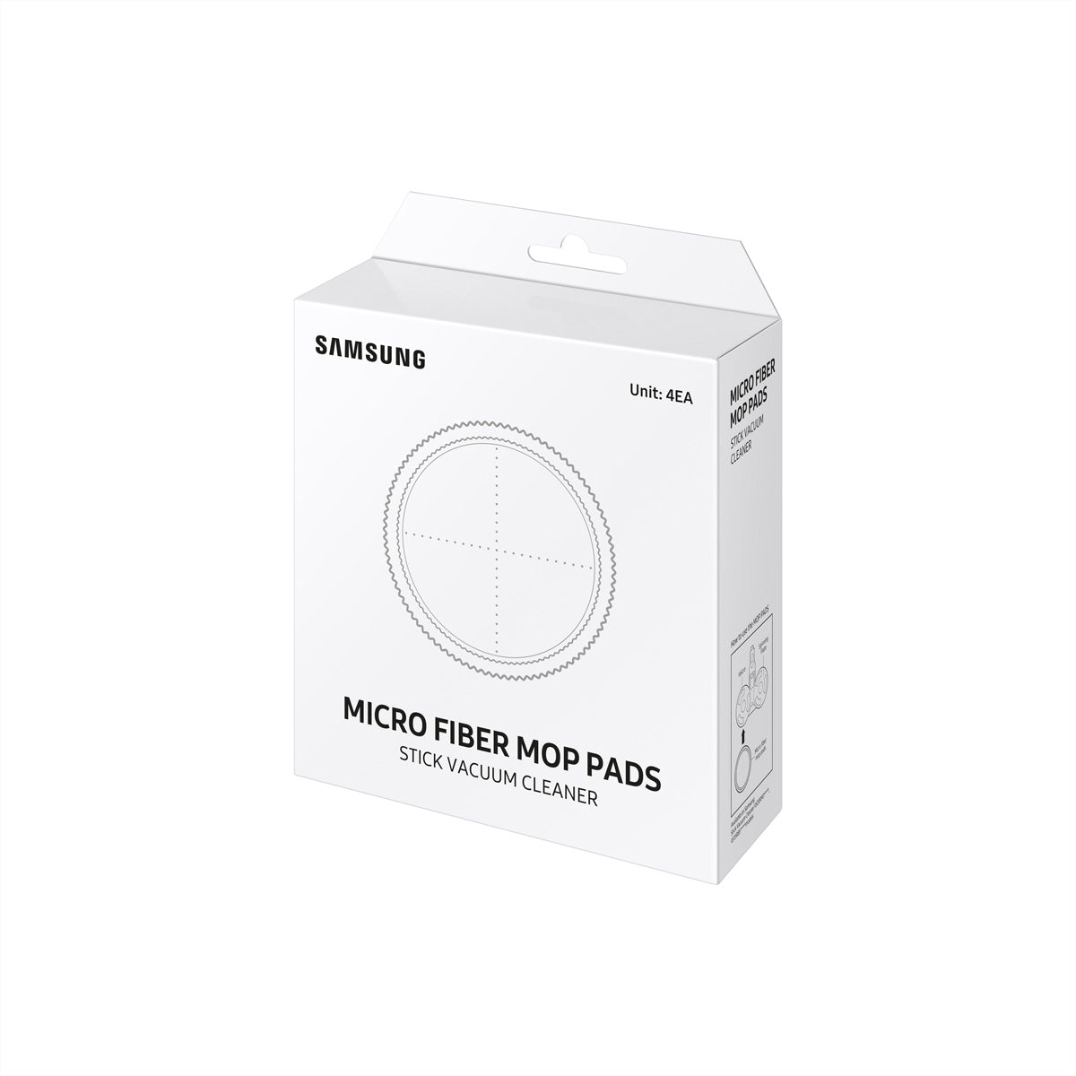 Samsung Mikrofaser-Wischunterlagen – für Spinning Sweeper VS9000 – Ø 15 cm – 4 Stk.