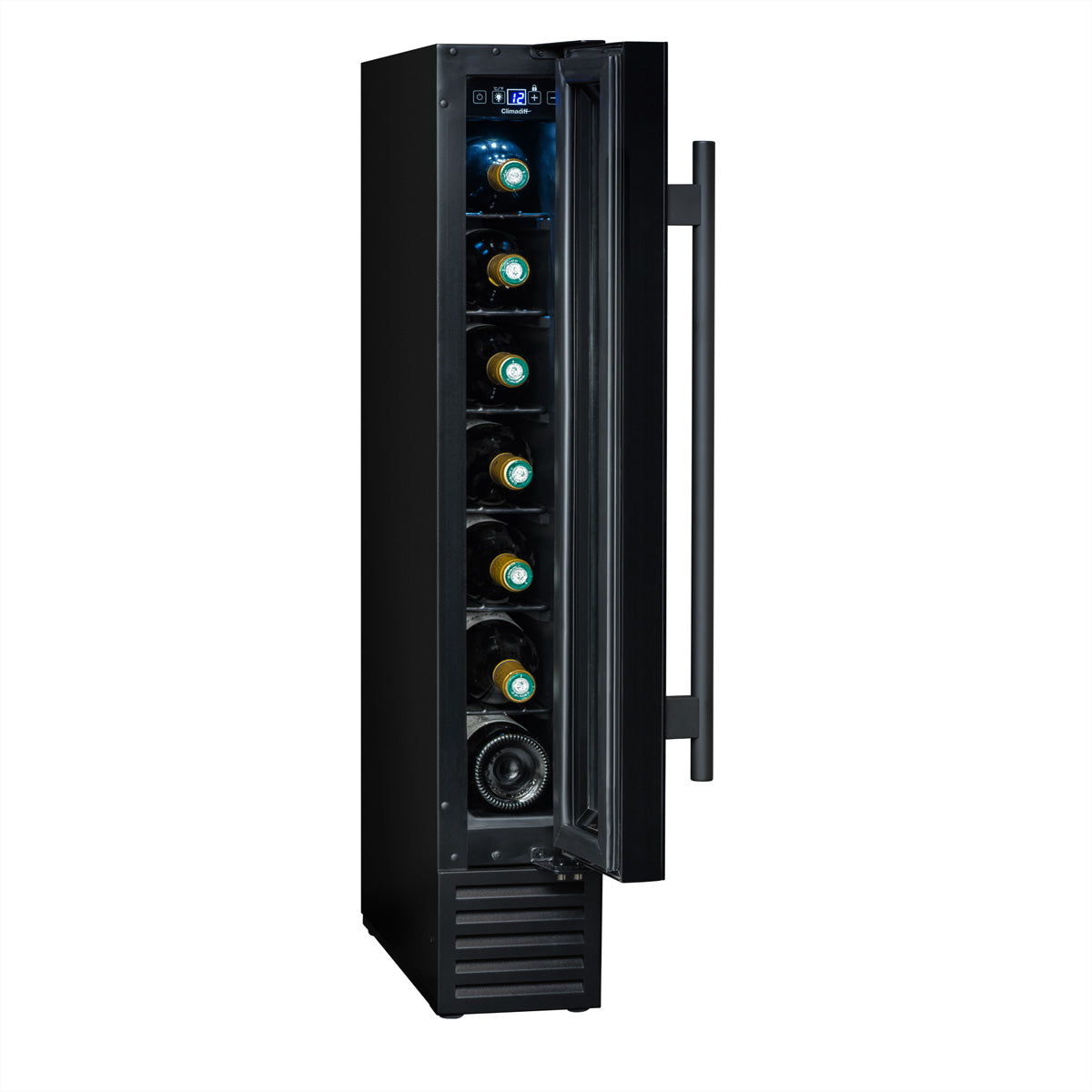 Climadiff Weinkühlschrank CBU7S1B – 18 l, 240 V, Energieeffizienzklasse G, 44 dB