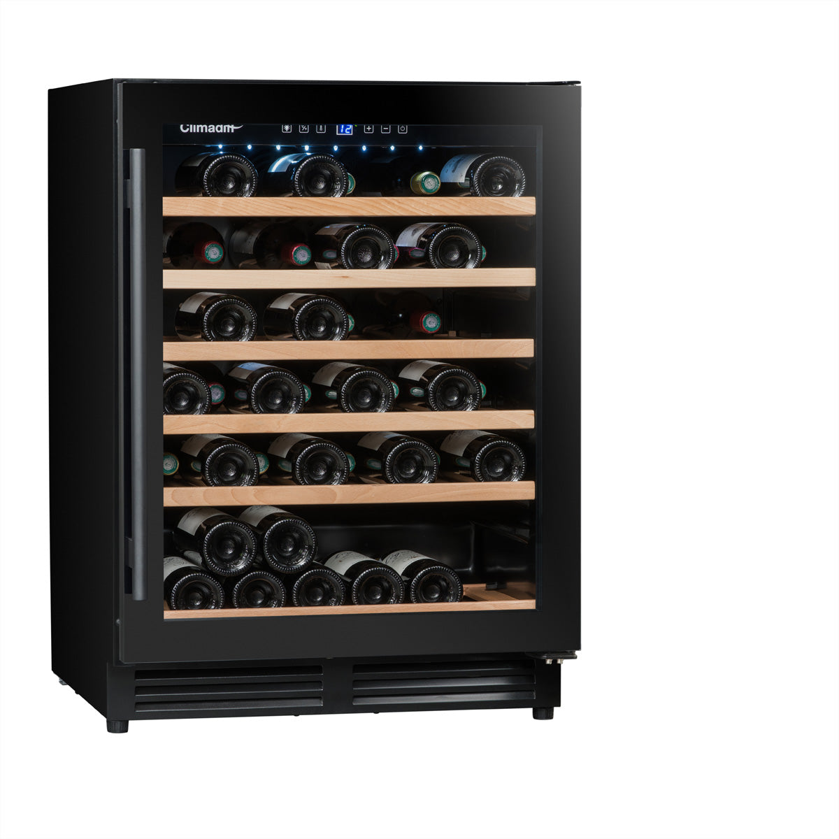 Climadiff Weinkühlschrank CBU51S2B – 143 l, 240 V, Kompressor, Energieeffizienzklasse F