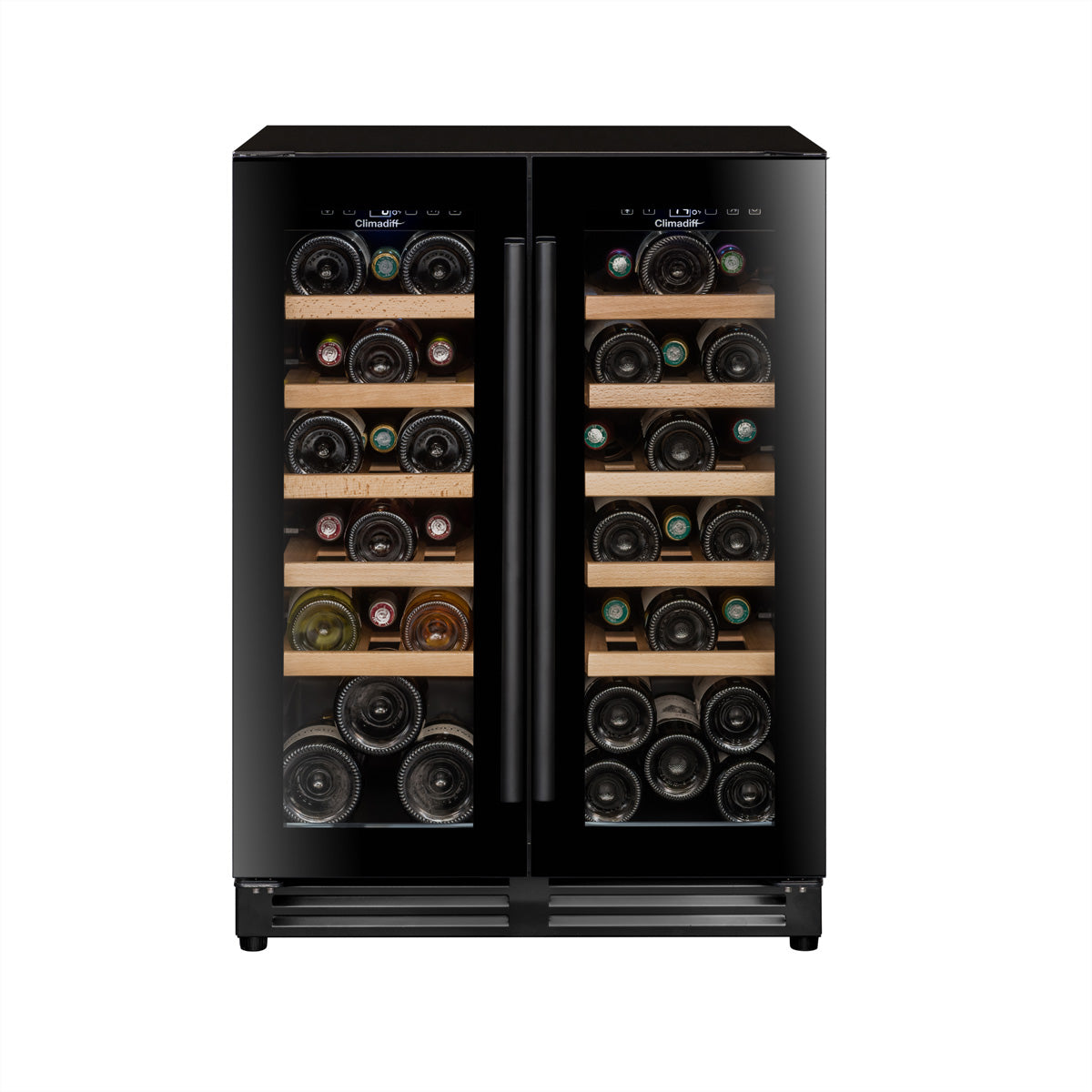 Climadiff Weinkühlschrank CBU40D1B – 120 l, 240 V, Kompressor, Energieeffizienzklasse F