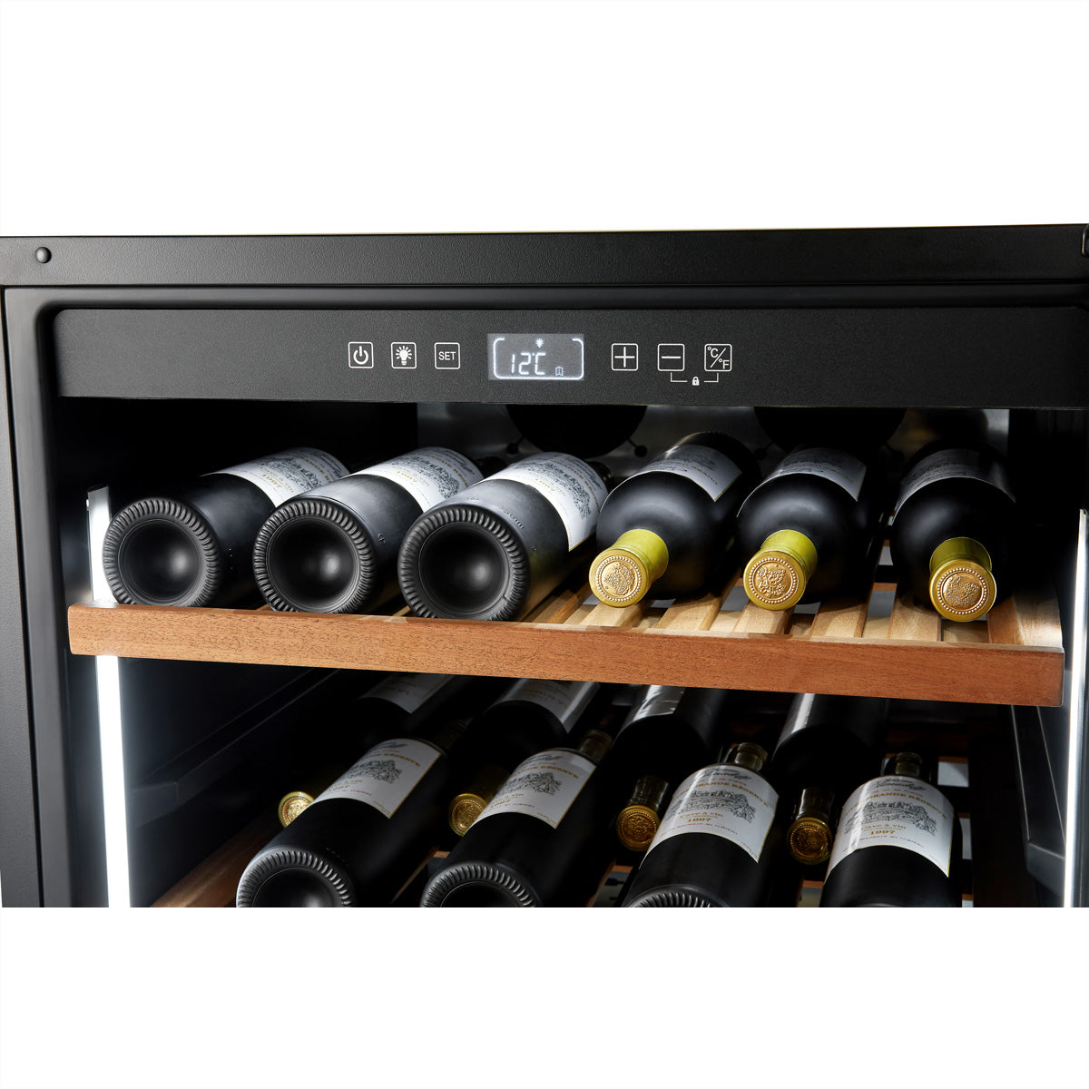 Climadiff Weinkühlschrank MILLESIME 200B – 389 l, 220/240 V, Kompressor, Energieeffizienzklasse F