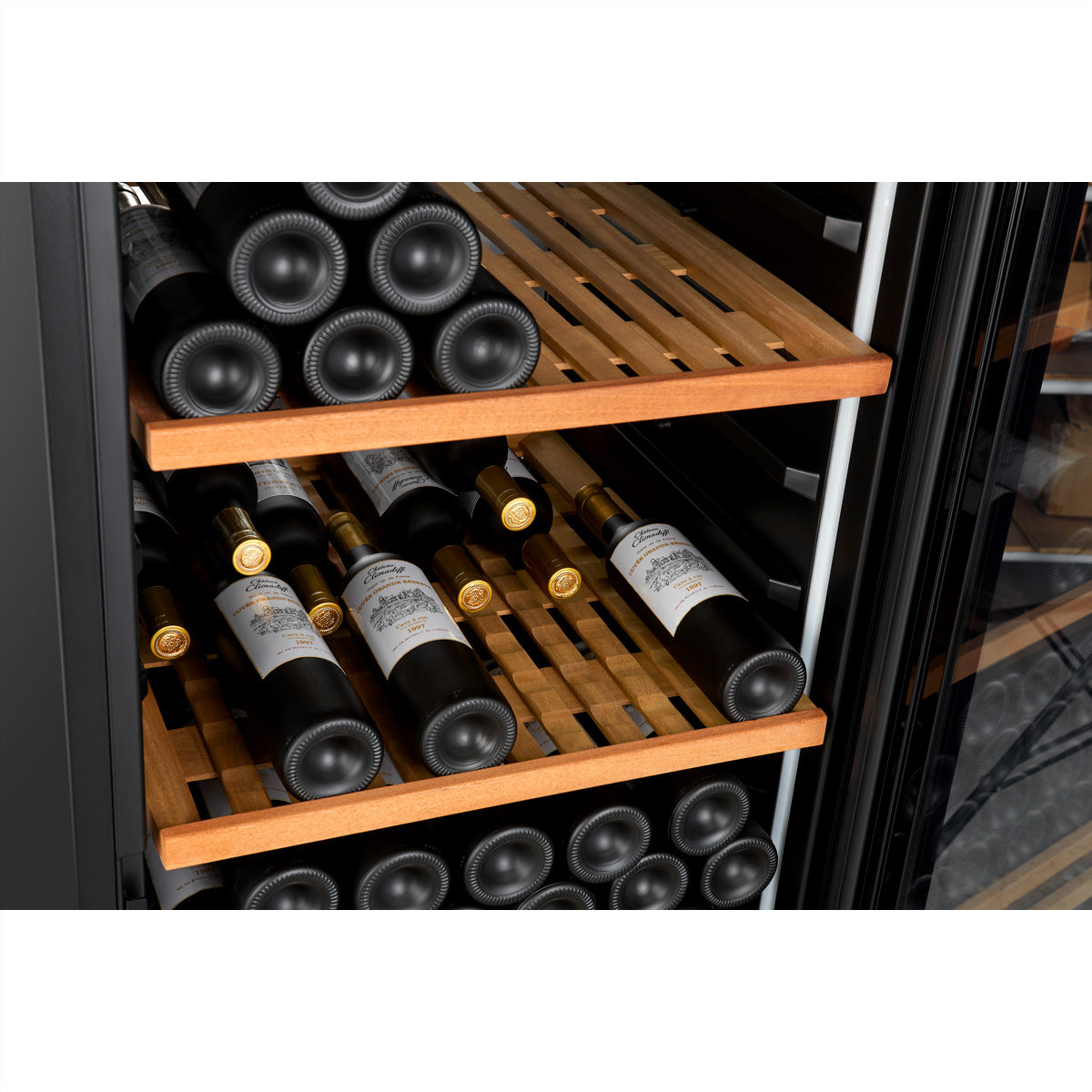 Climadiff Weinkühlschrank MILLESIME190DB – 380 l, 240 V, Kompressor, Energieeffizienzklasse F