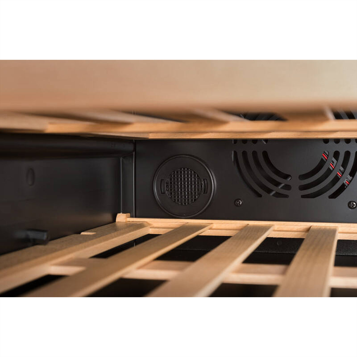 Climadiff Weinkühlschrank CBU50D2B – 138 l, 220/240 V, Kompressor, Energieeffizienzklasse F