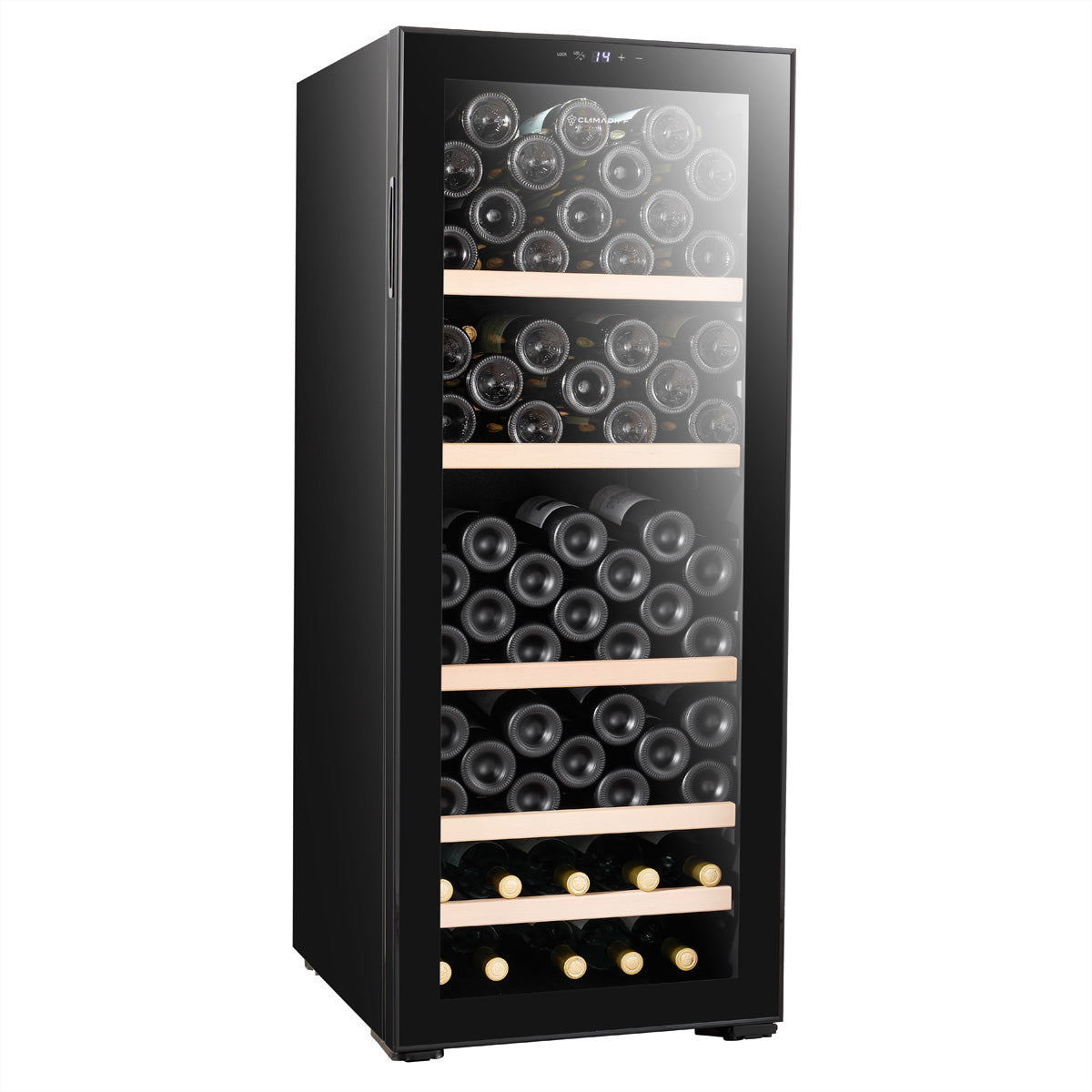 Climadiff Weinkühlschrank GARDE200D – 203 l, 220/240 V, Kompressor, Energieeffizienzklasse F