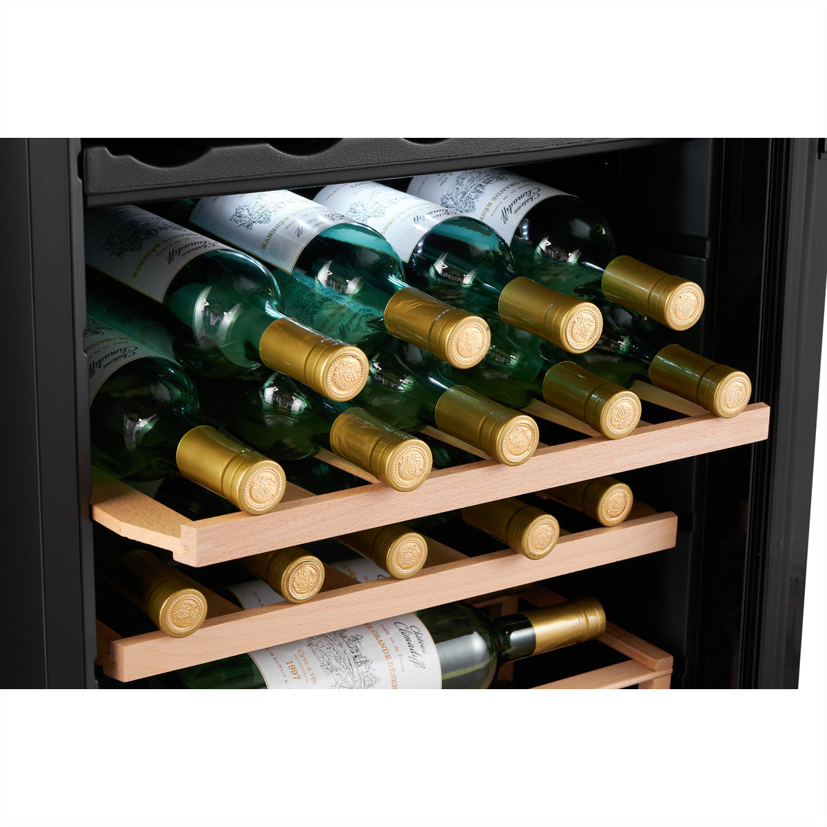 Climadiff Weinschrank CEPAGE33DZ – 33 Flaschen, Energieeffizienzklasse G, 36 dB, Schwarz