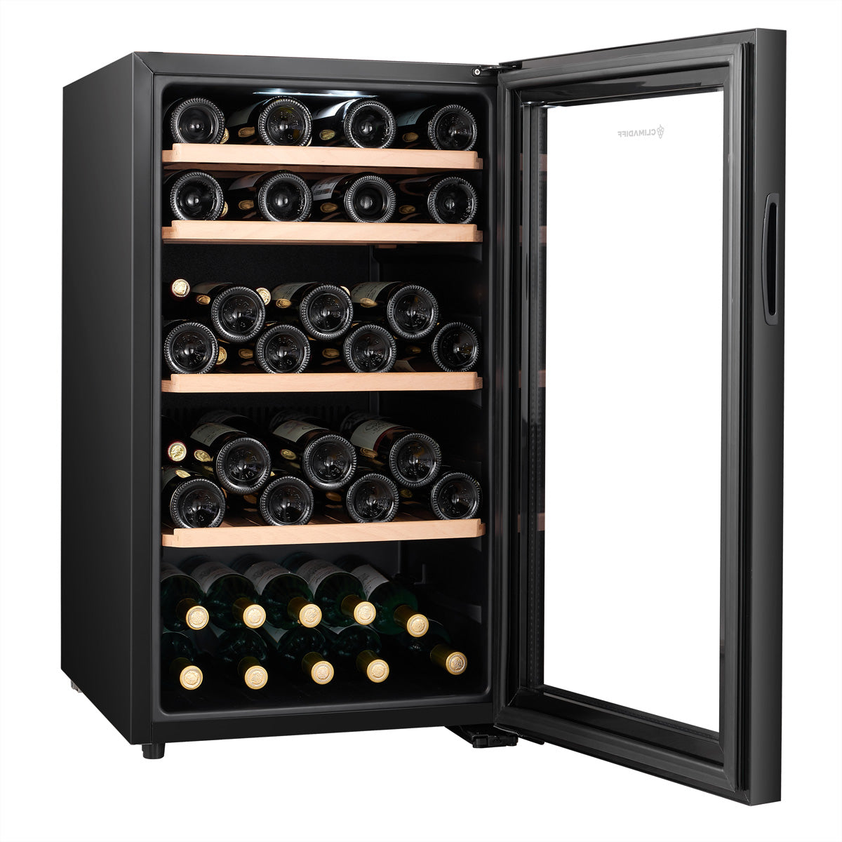Climadiff Weinkühlschrank CEPAGE52F – 131 l, 220/240 V, Kompressor, Energieeffizienzklasse F