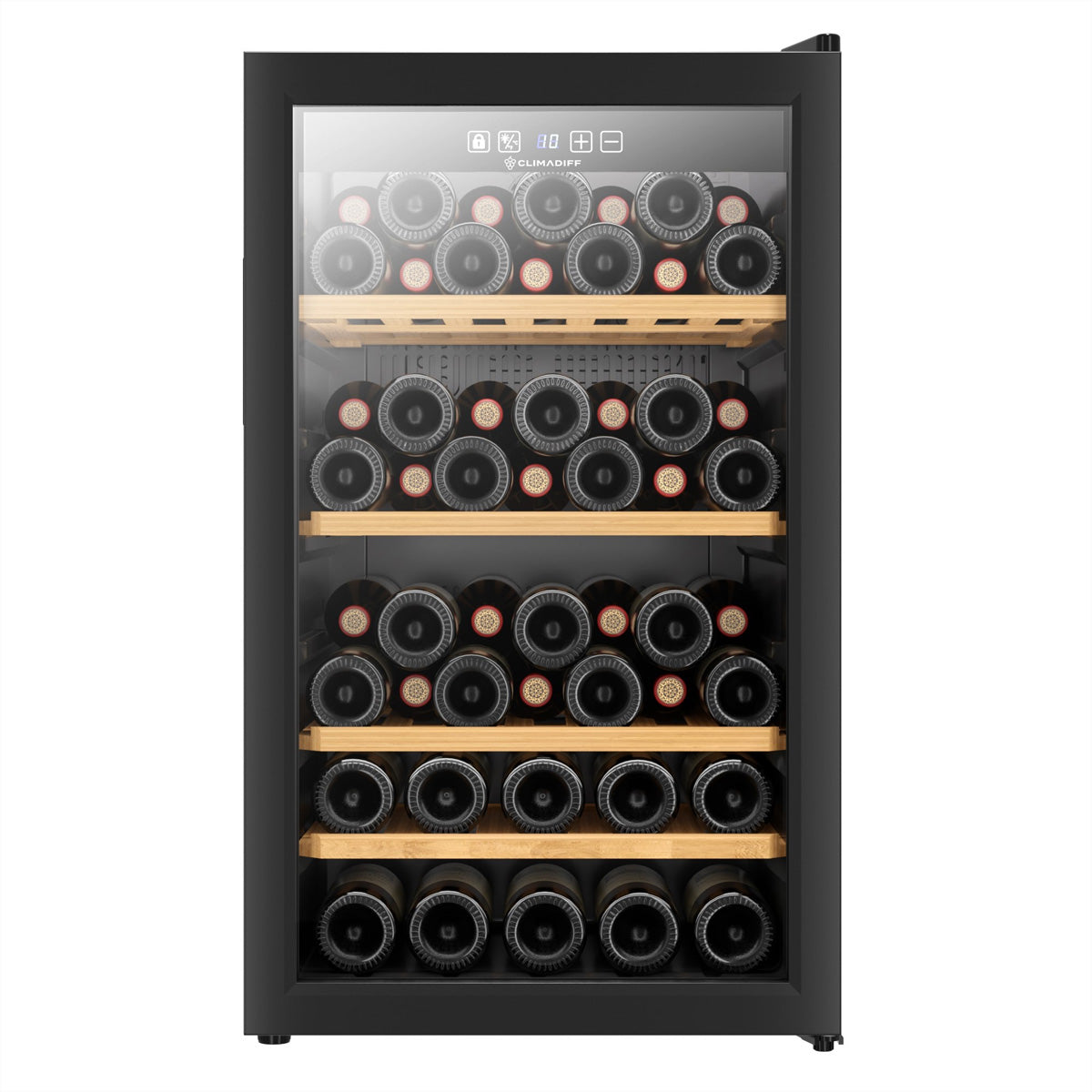 Climadiff Weinkühlschrank CLS52B1 – 128 l, 220/240 V, Kompressor, Energieeffizienzklasse G