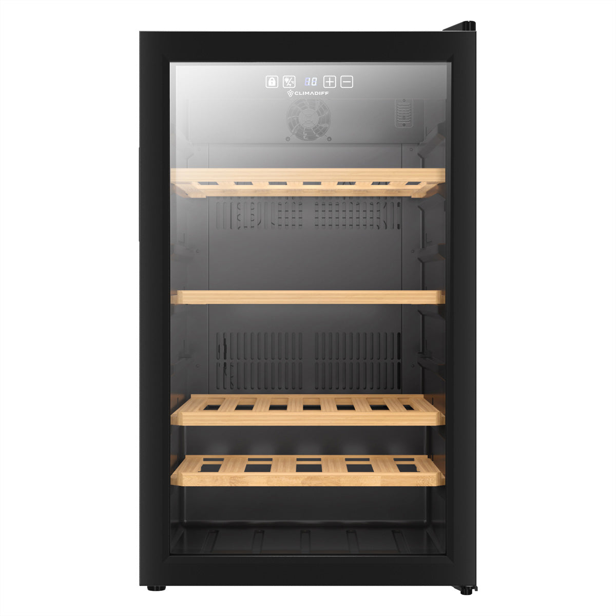 Climadiff Weinkühlschrank CLS52B1 – 128 l, 220/240 V, Kompressor, Energieeffizienzklasse G