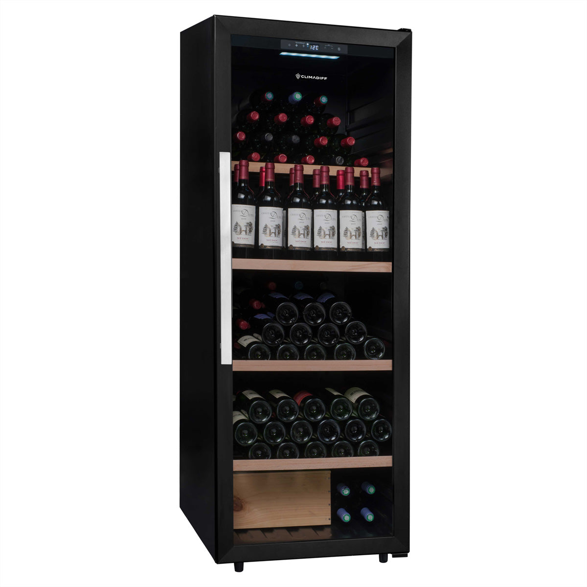 Climadiff Weinkühlschrank RESERVE275F – 387 l, Kompressor, Energieeffizienzklasse F, 38 dB