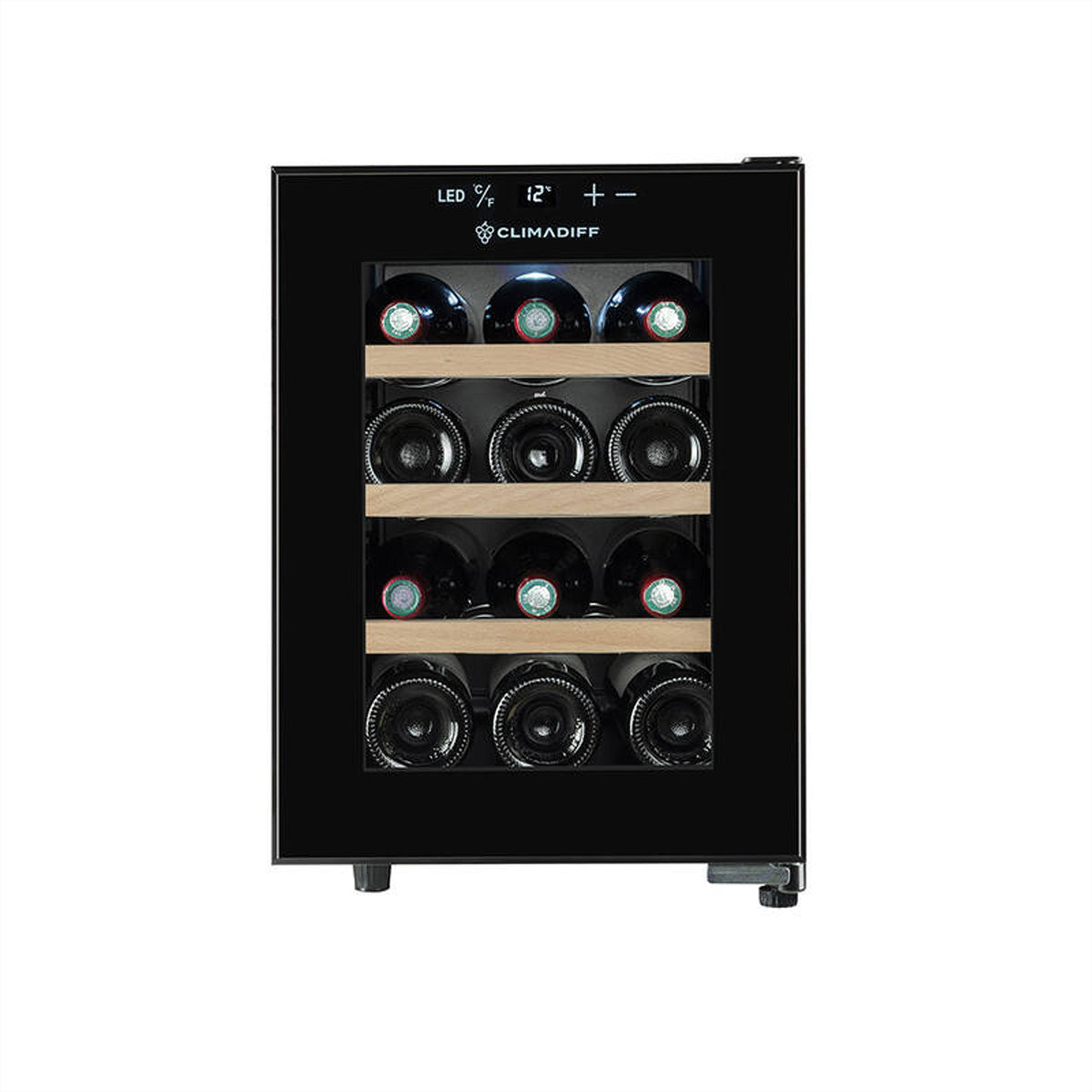 Climadiff Weinkühlschrank CUVEE12 – 31 l, 220/240 V, Energieeffizienzklasse E, 22 dB