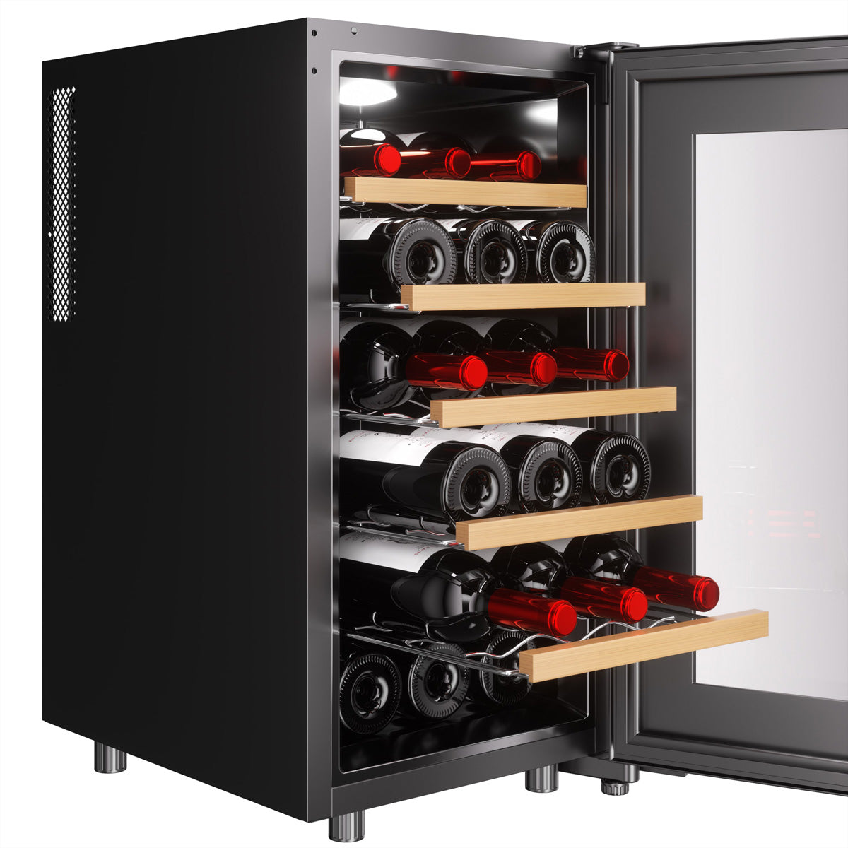 Climadiff Weinkühlschrank CUVEE18 – 50 l, 220/240 V, Energieeffizienzklasse E, 22 dB