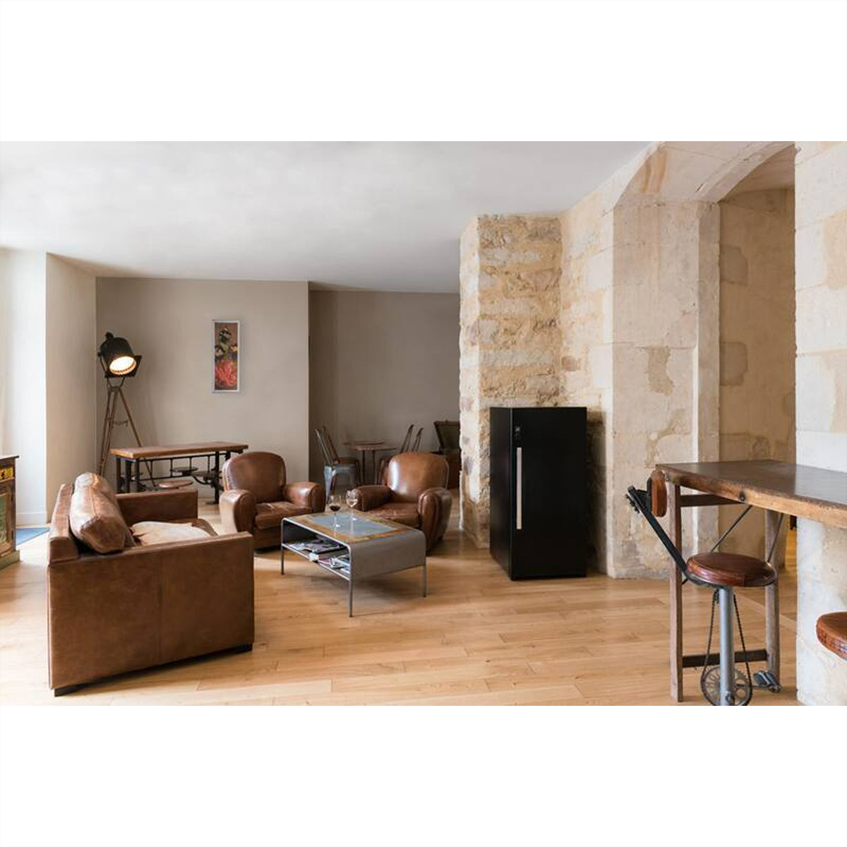 Climadiff Weinkühlschrank GARDE150D – 310 l, Kompressor, Energieeffizienzklasse D, 37 dB