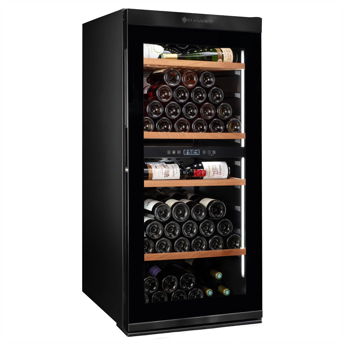 Climadiff Weinkühlschrank MILLESIME140DB – 293 l, 220/240 V, Kompressor, Energieeffizienzklasse F