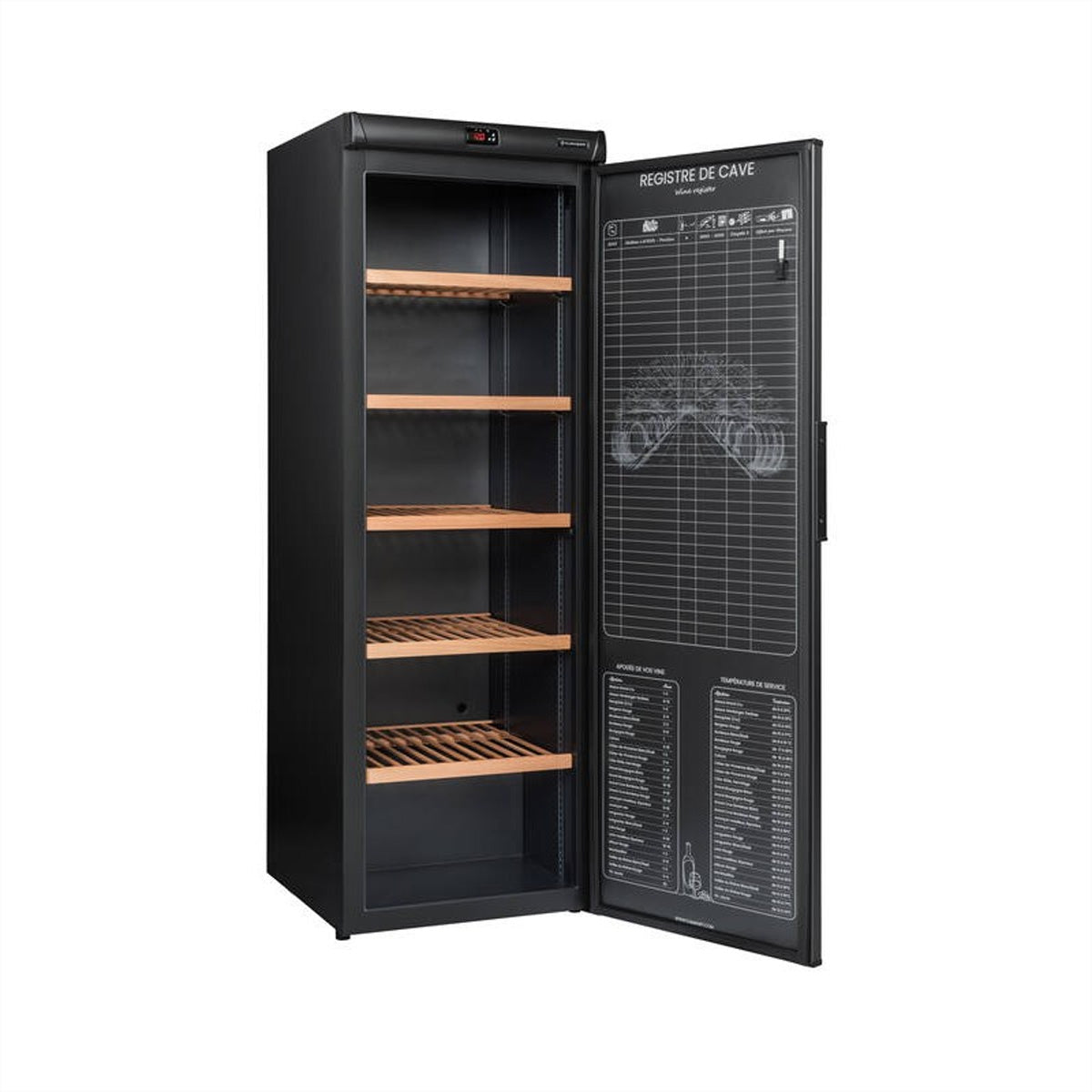 Climadiff Weinkühlschrank RESERVE275F – 479 l, 230 V, Kompressor, Energieeffizienzklasse F