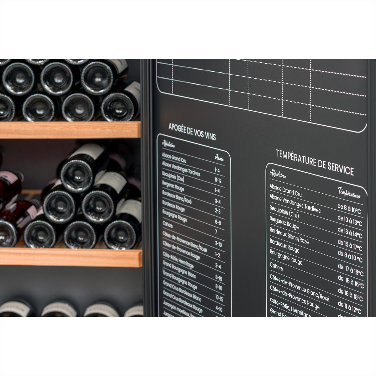 Climadiff Weinkühlschrank RESERVE275F – 297 Flaschen, 220 V, Kompressor, Energieeffizienzklasse F